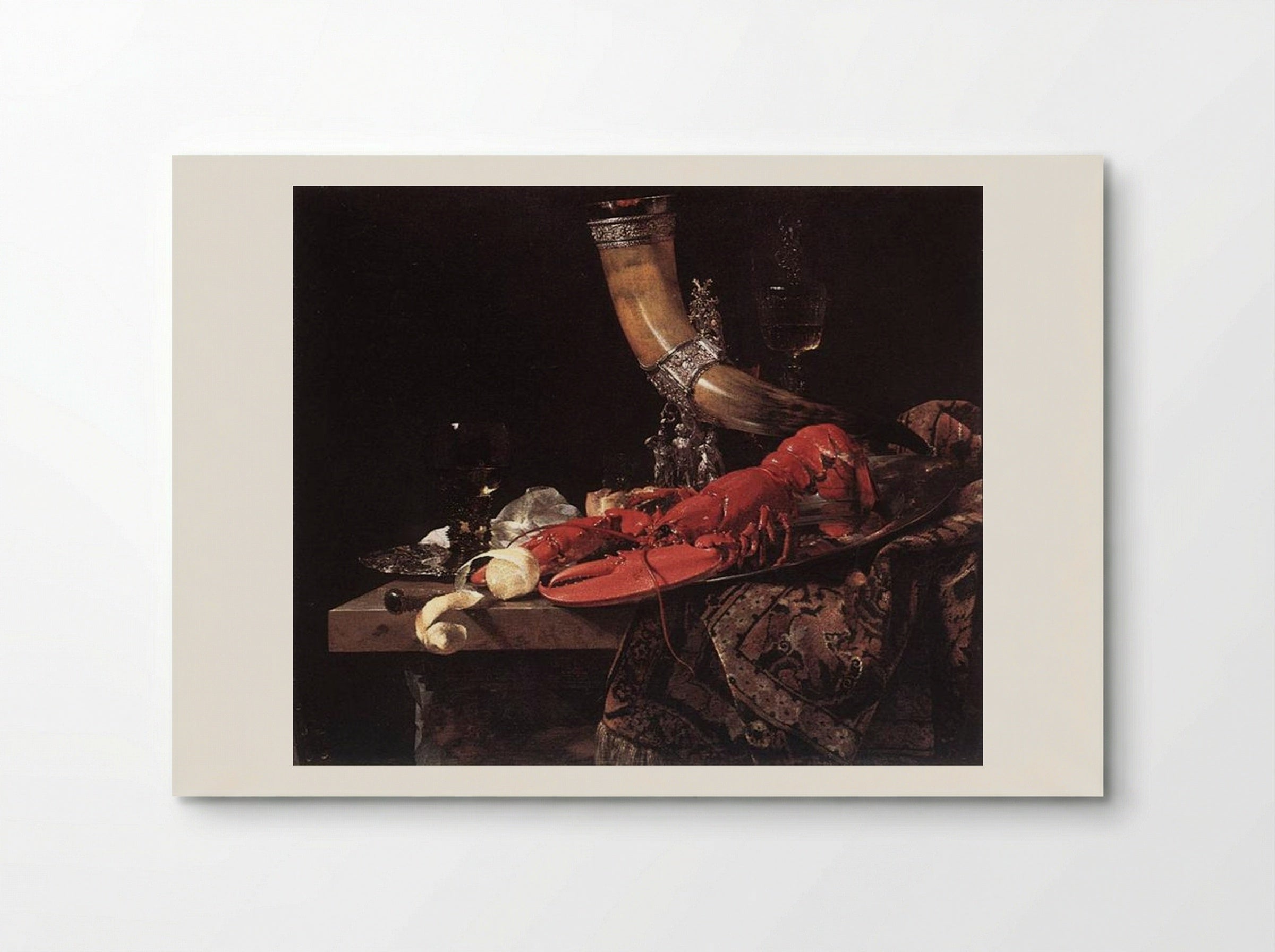 Still-Life with Drinking-Horn - Willem Kalf - Poster
