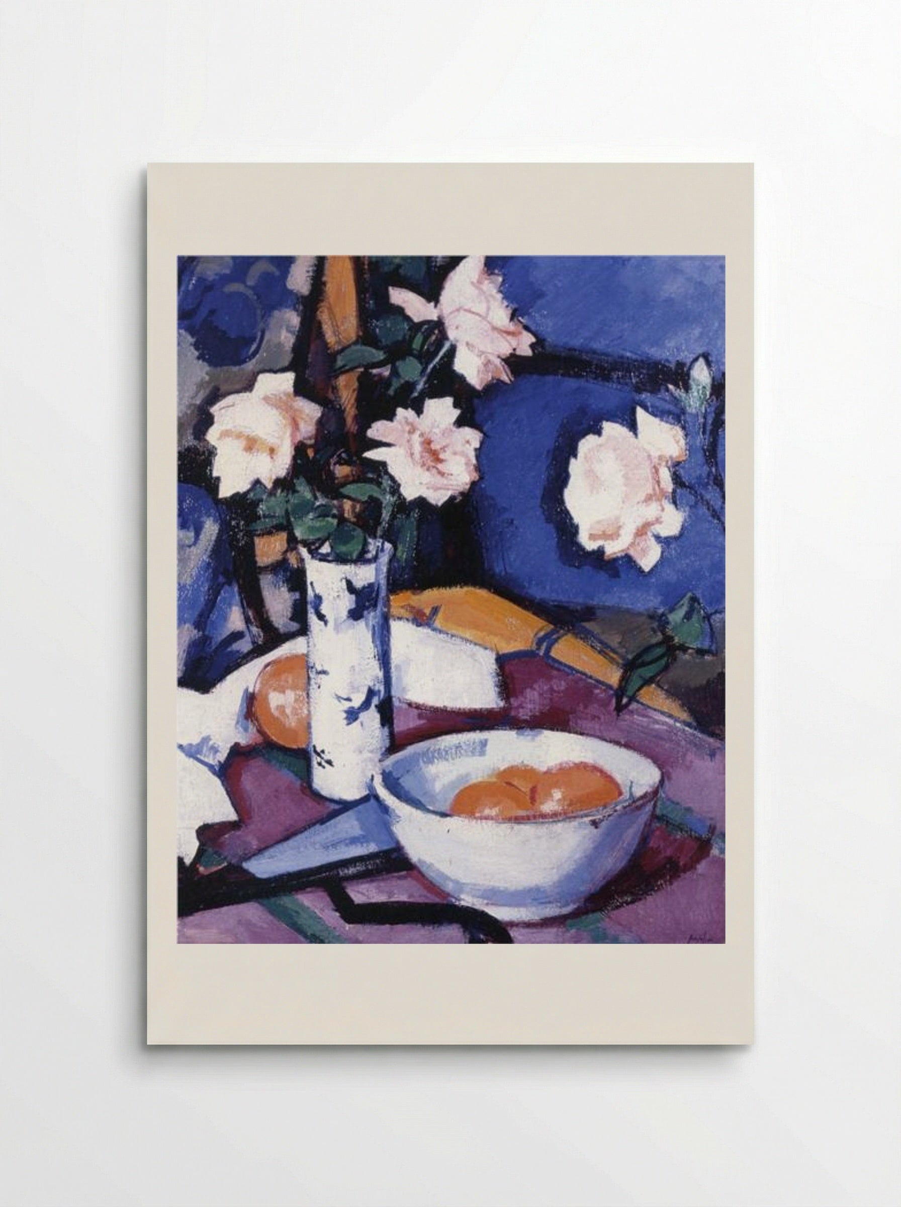 Still Life with Roses - Samuel Peploe - Poster