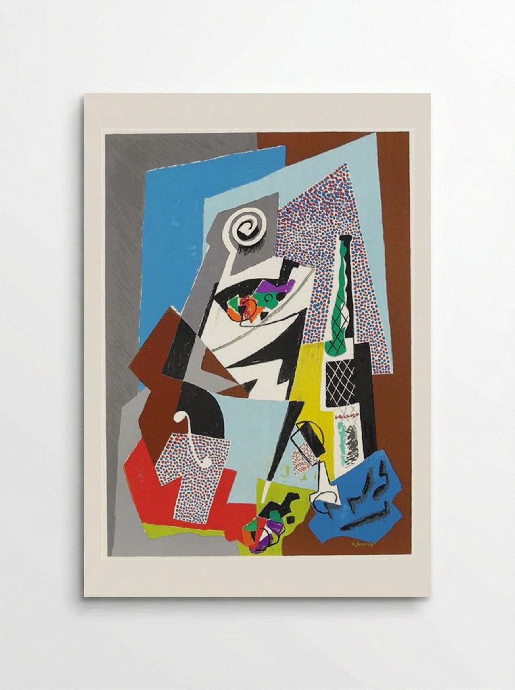 Still Life with Violin - Gino Severini - Poster