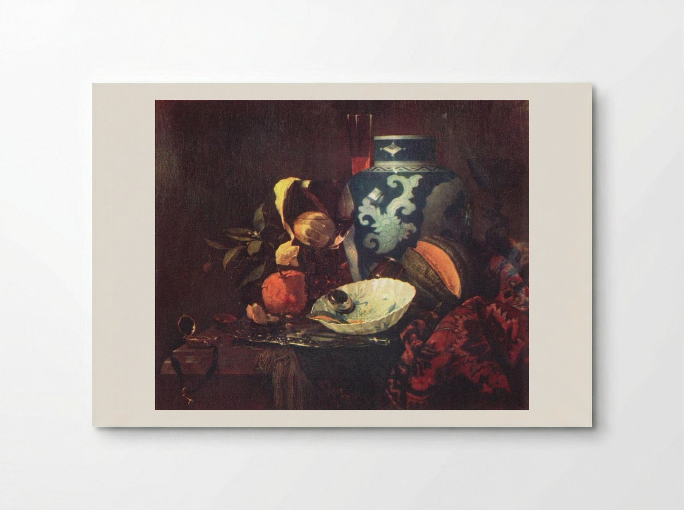 Still Life with a Chinese Bowl - Willem Kalf - Poster