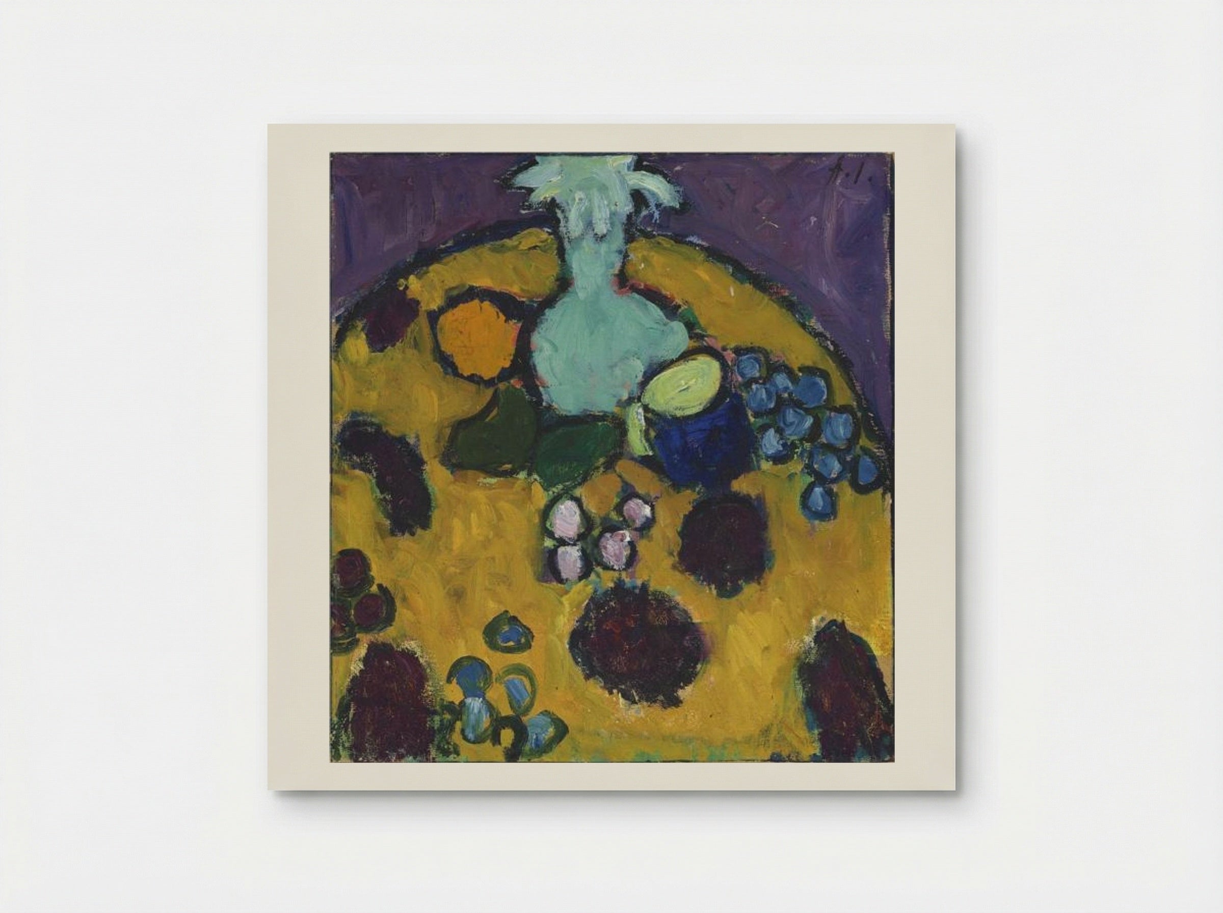 Stilleben mit gestickter Decke - Alexej von Jawlensky - Poster