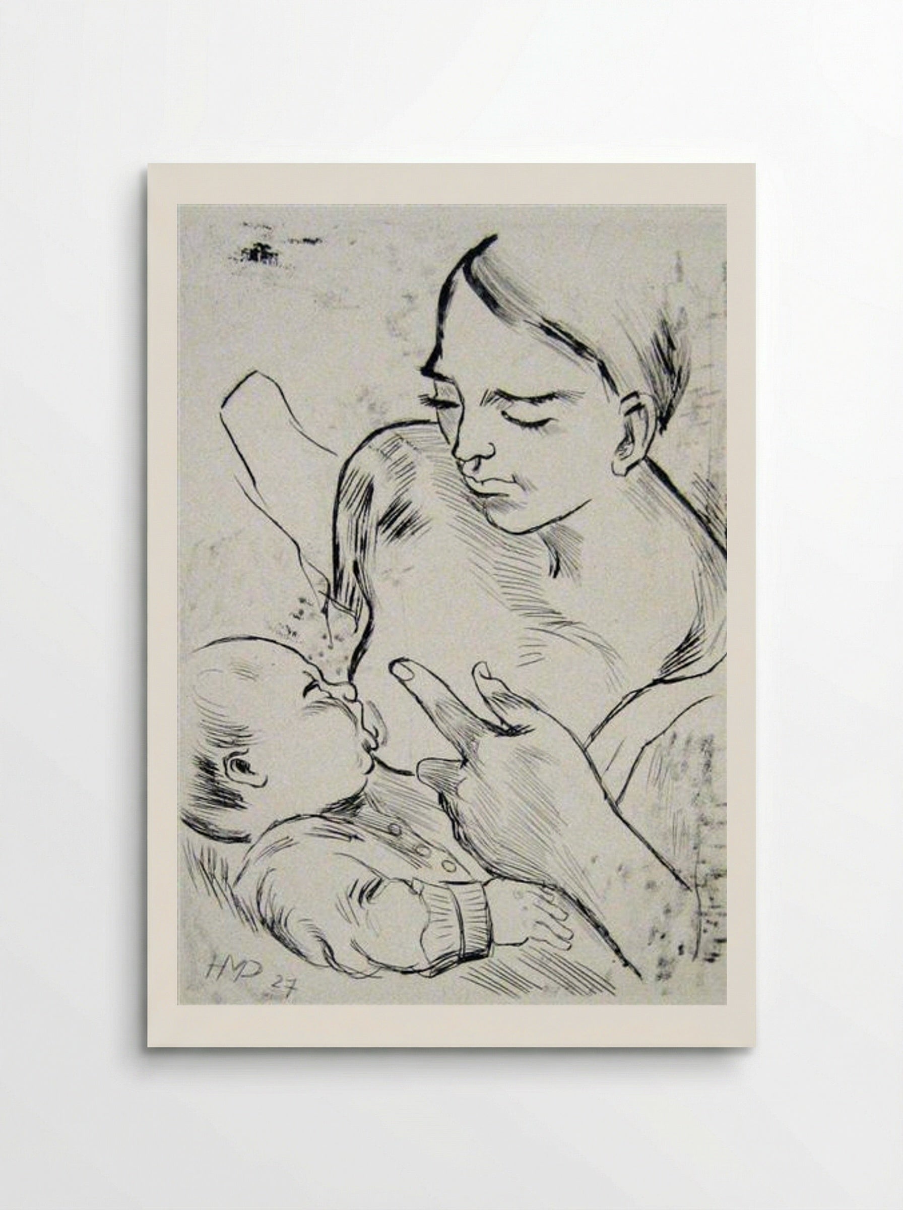 Stillende Mutter (Nursing Mother) - Max Pechstein - Poster
