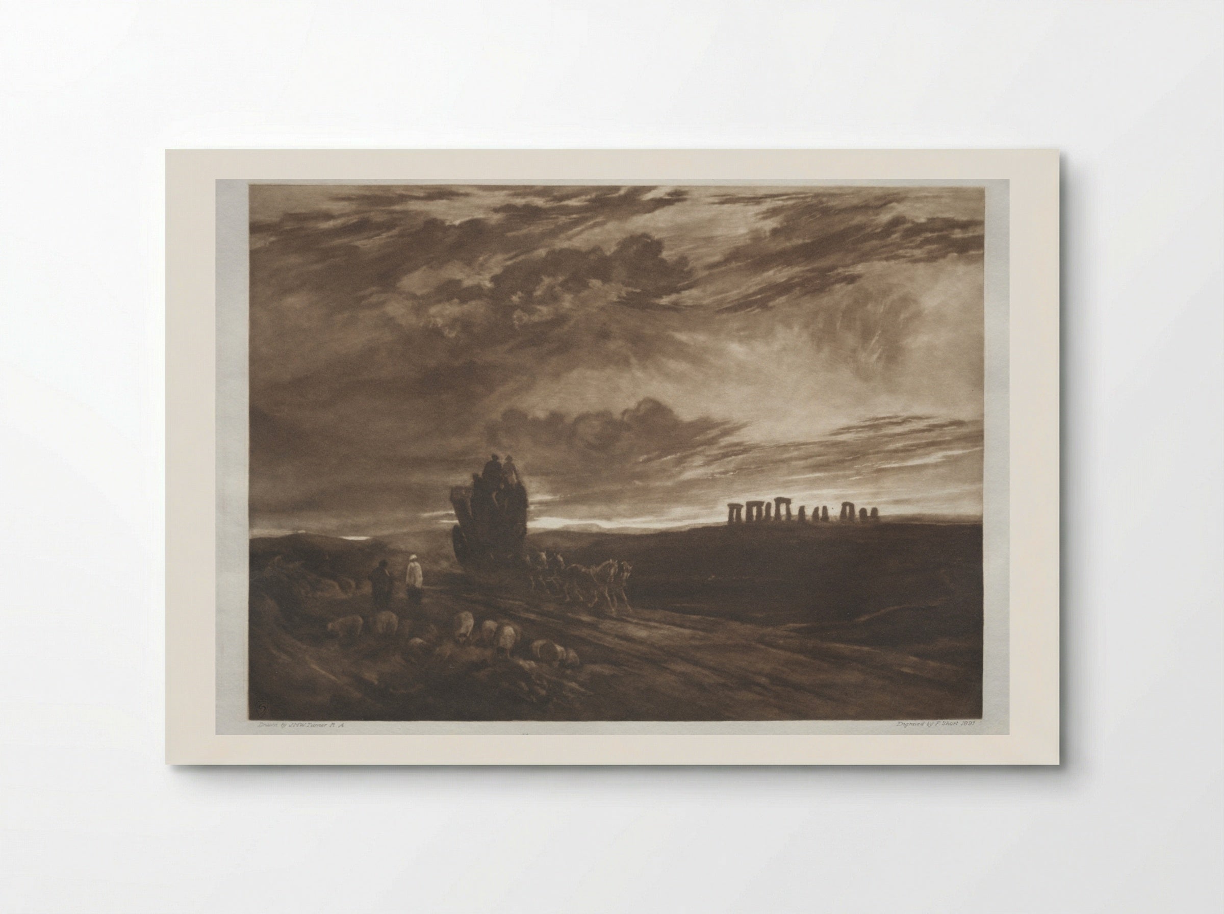 Stonehenge at Daybreak - Sir Frank Short - Poster