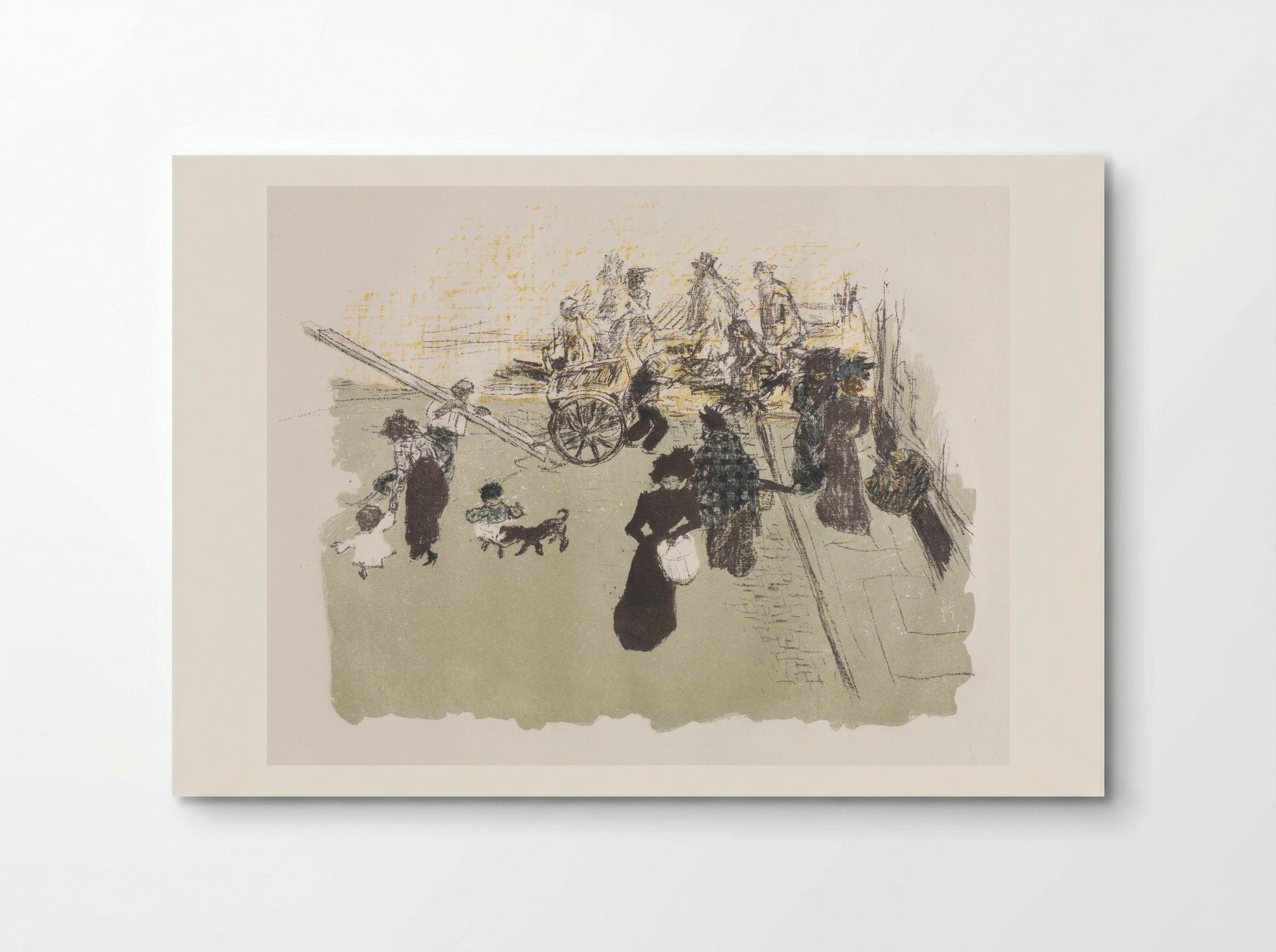 Street Corner - Pierre Bonnard - Poster