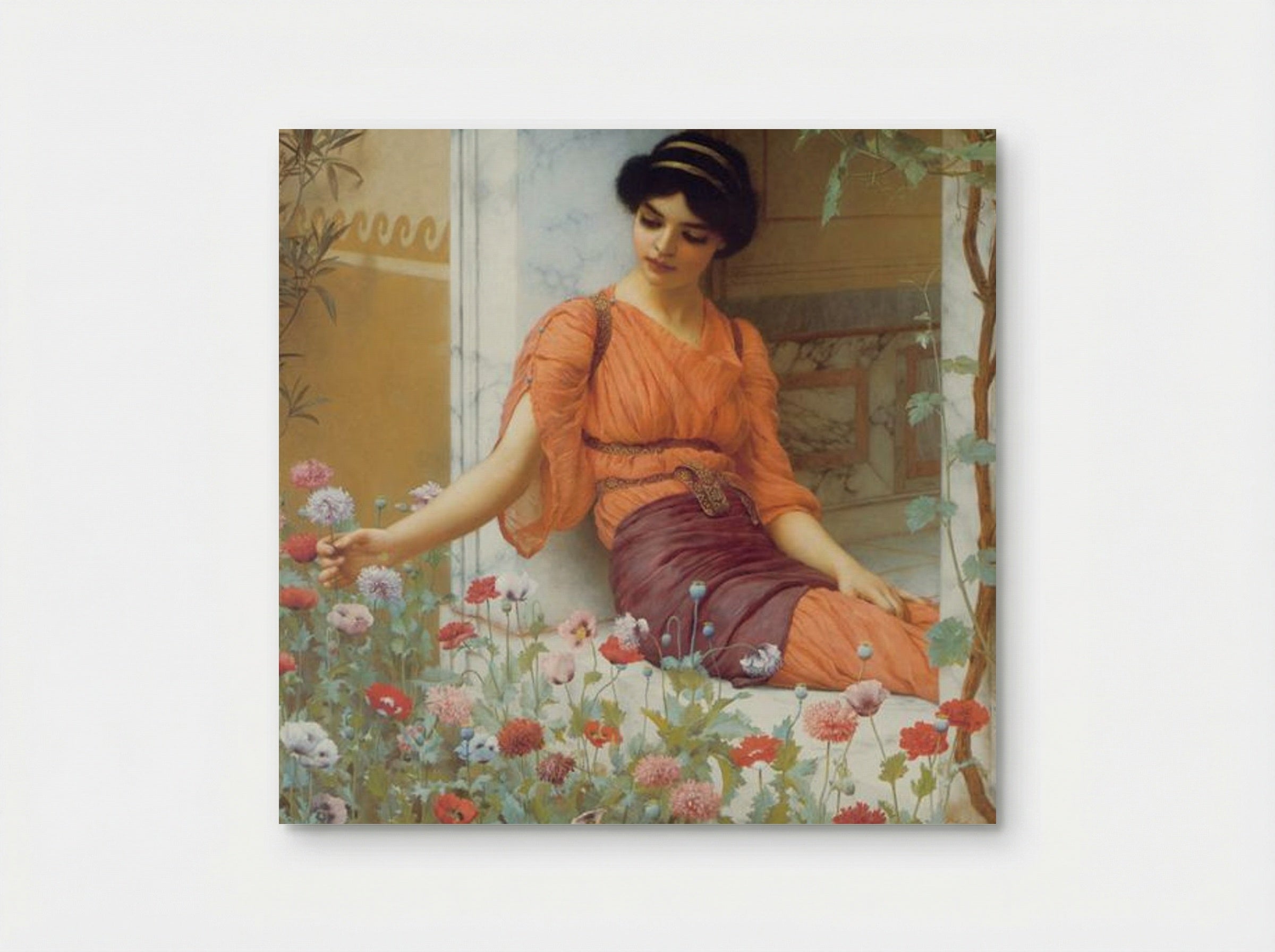 Summer Flowers - John William Godward - Poster