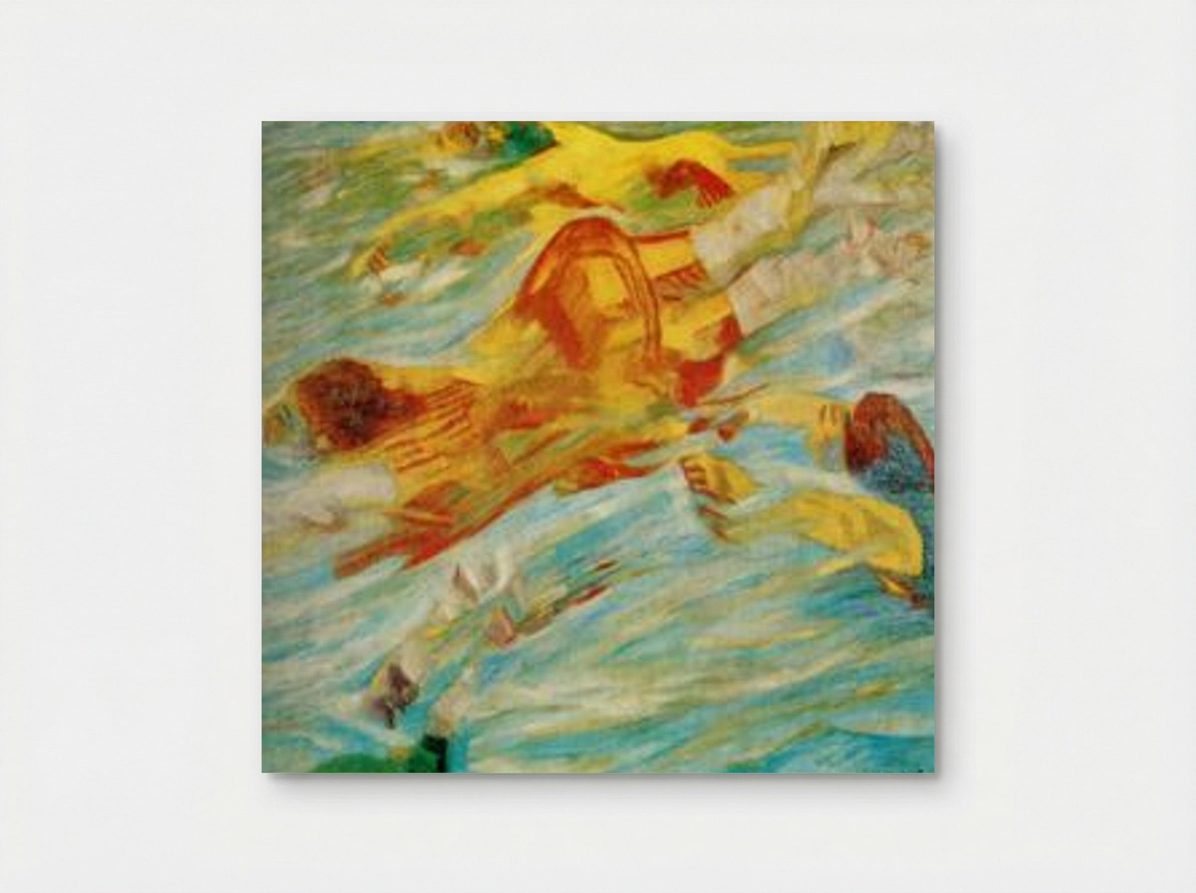 Swimmers - Carlo Carrà - Poster