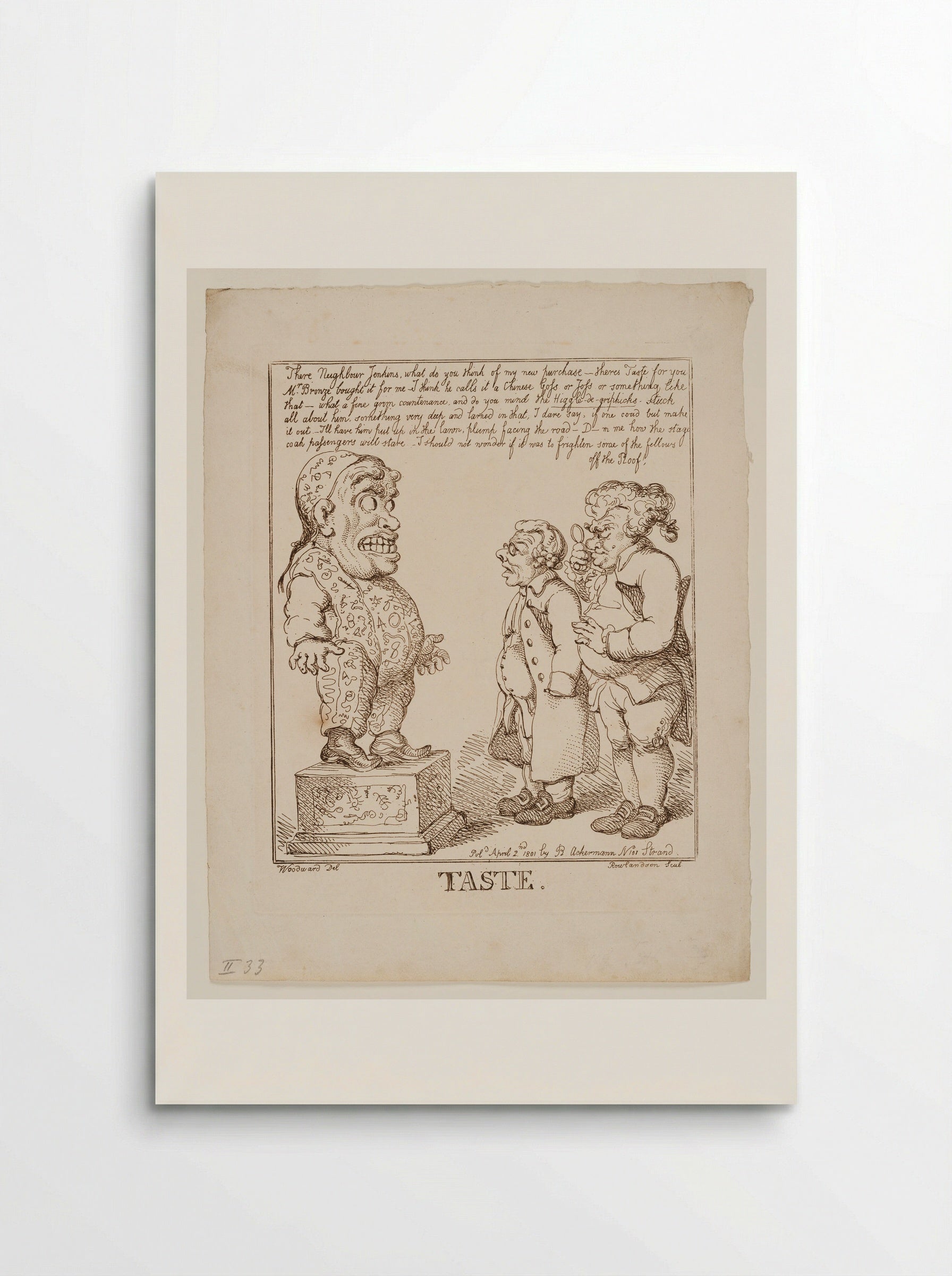 Taste - Thomas Rowlandson - Poster