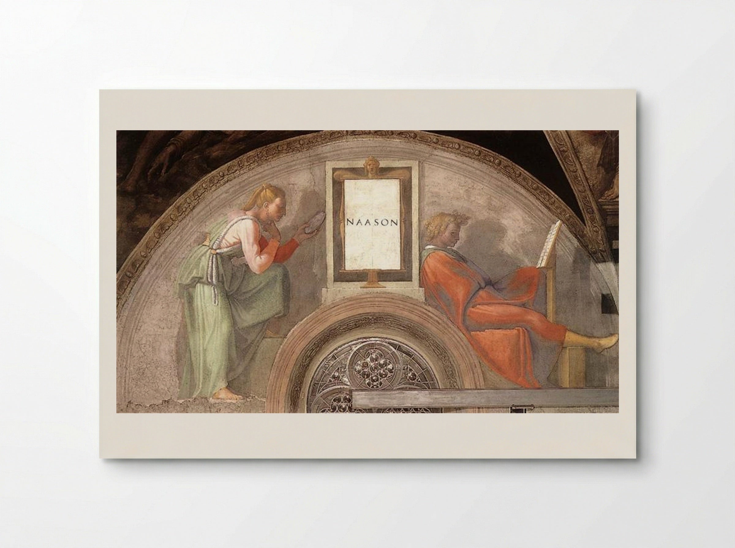 The Ancestors of Christ: Nahshon - Michelangelo Buonarroti - Poster