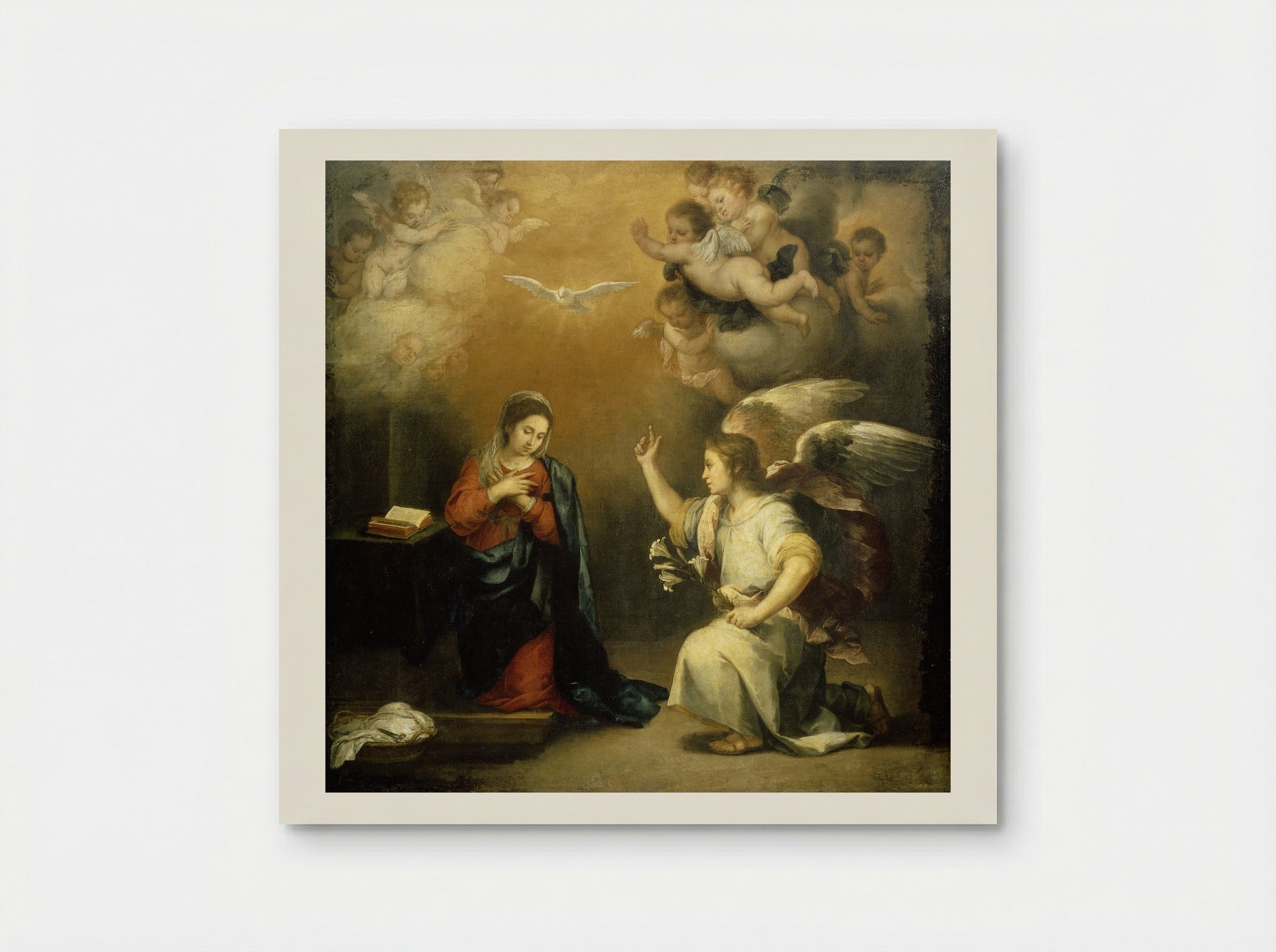 The Annunciation - Bartolomé Esteban Murillo - Poster