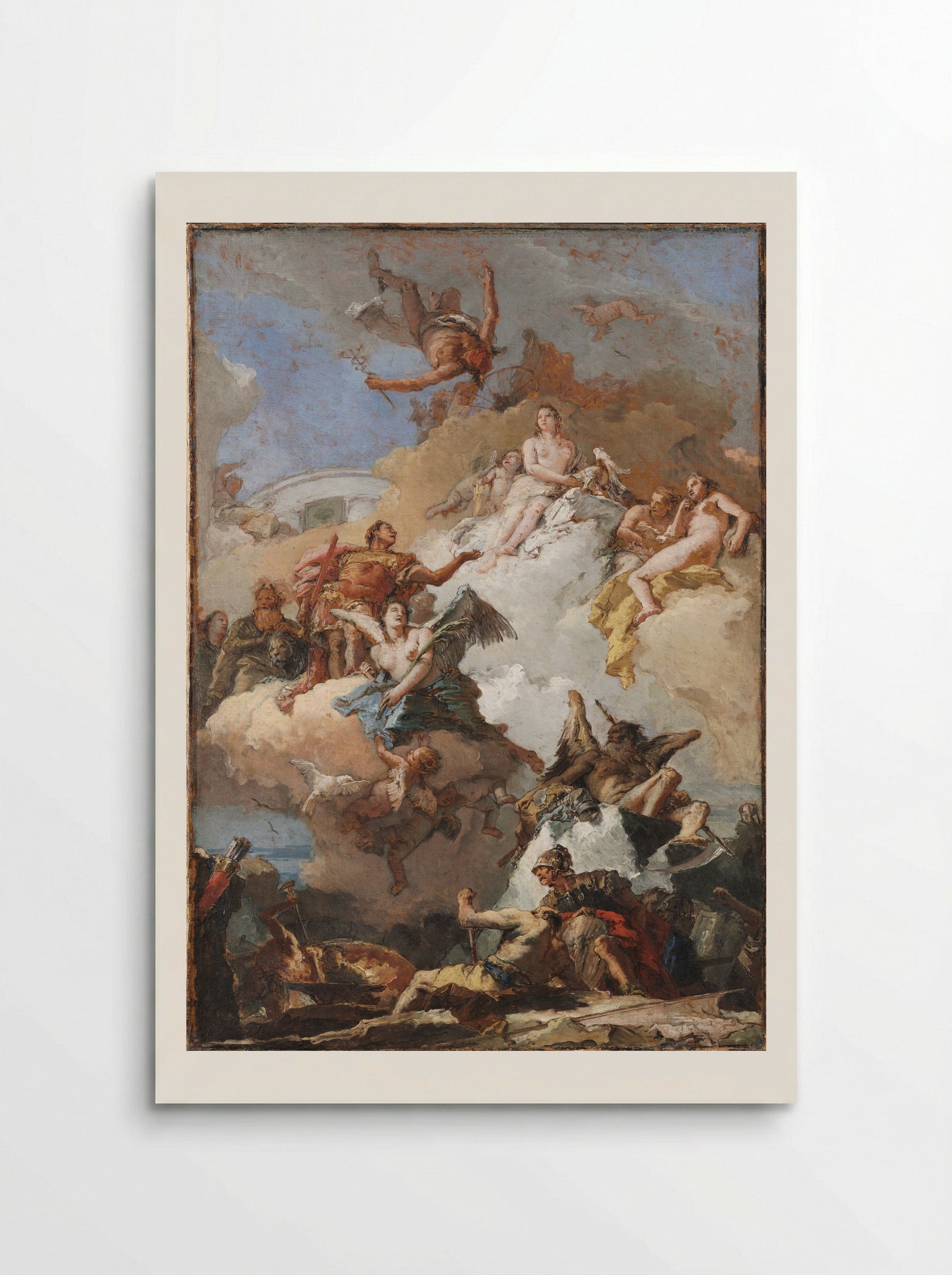 The Apotheosis of Aeneas - Giovanni Battista Tiepolo - Poster