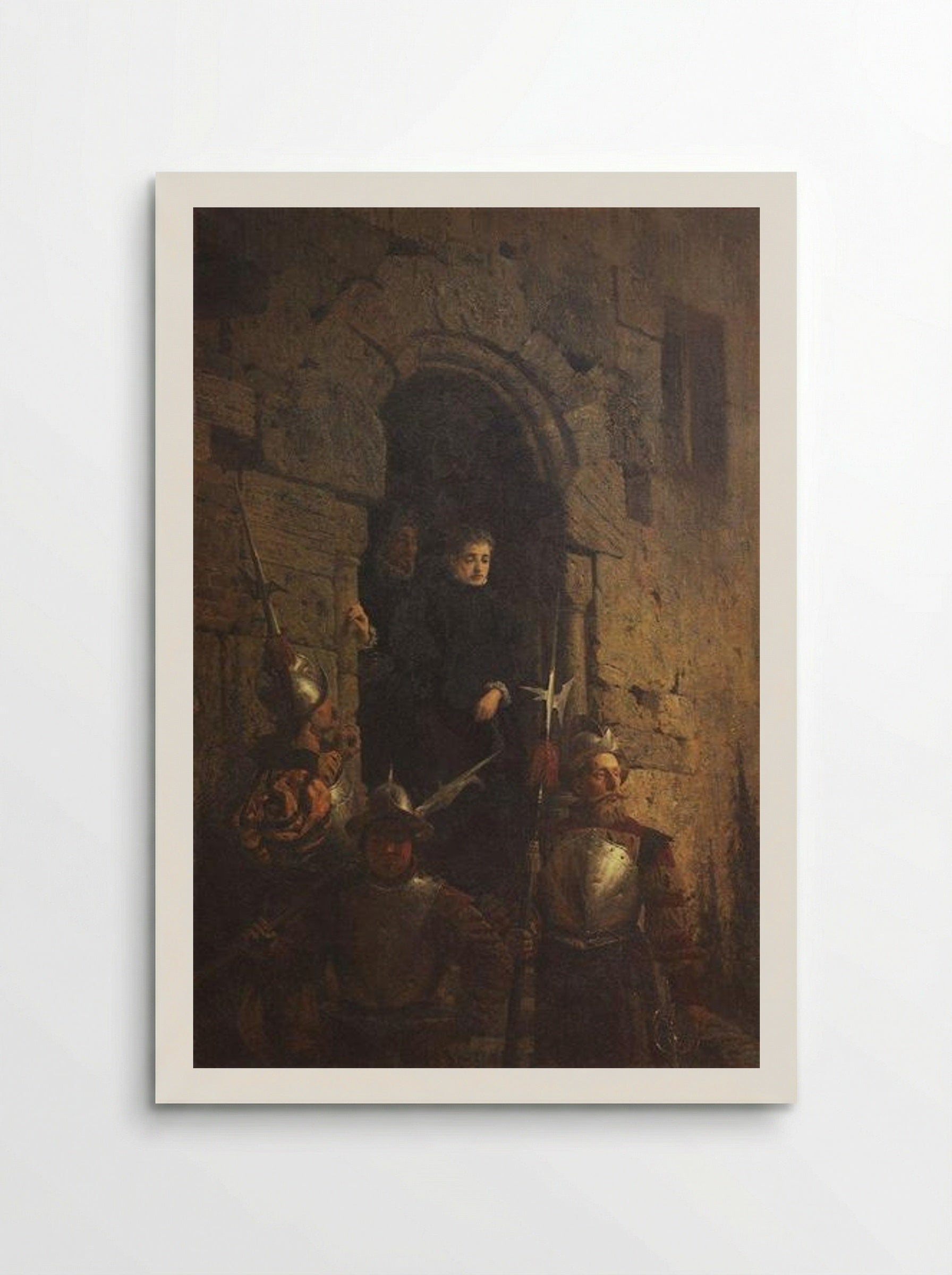 The Arrest of a Huguenot - Vasily Polenov - Poster