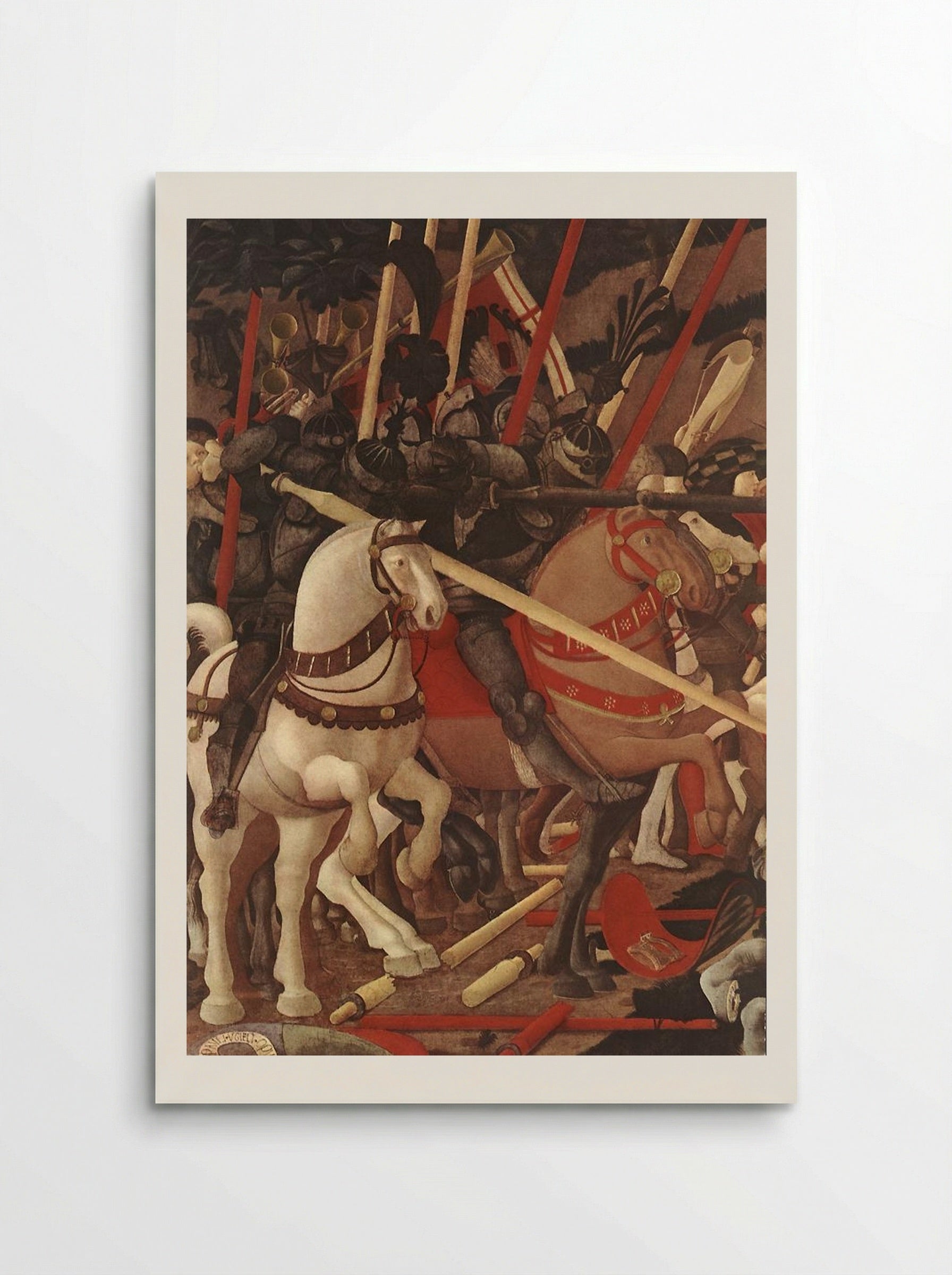 The Battle of San Romano - Paolo Uccello - Poster
