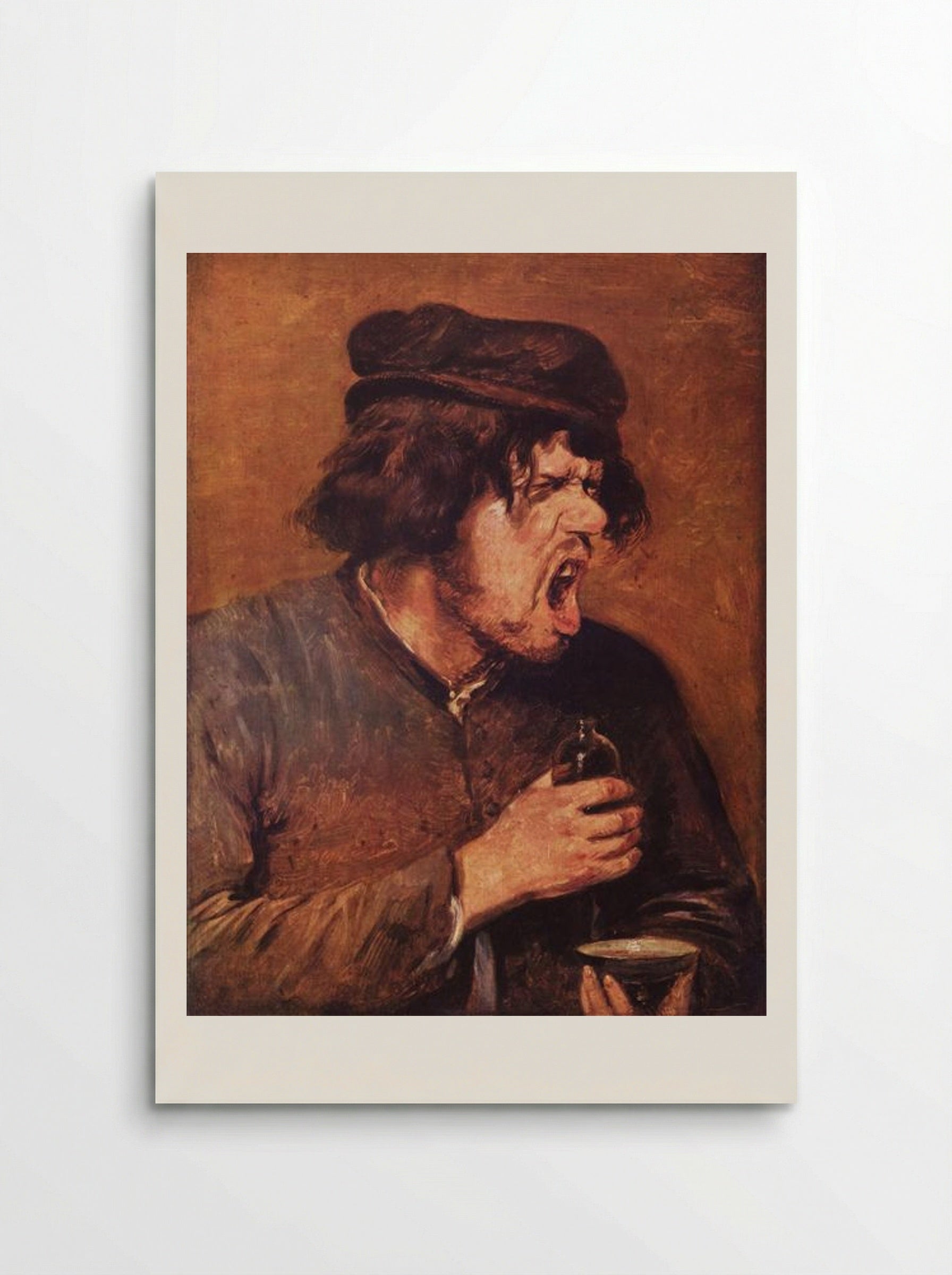 The Bitter Drinker - Adriaen Brouwer - Poster