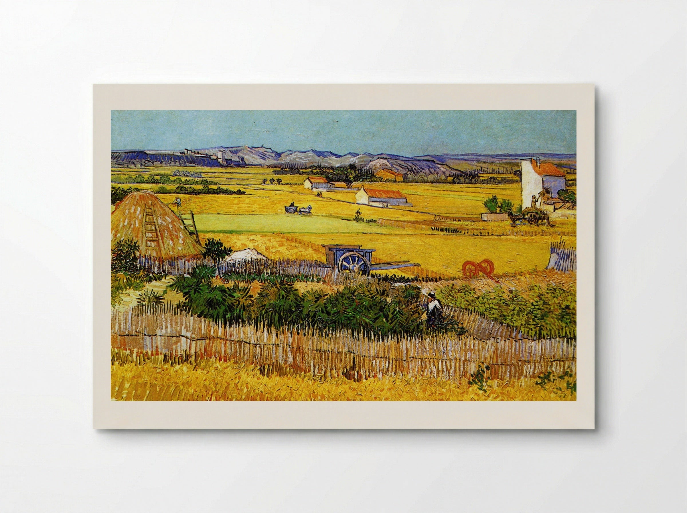 The Blue Cart - Vincent van Gogh - Poster