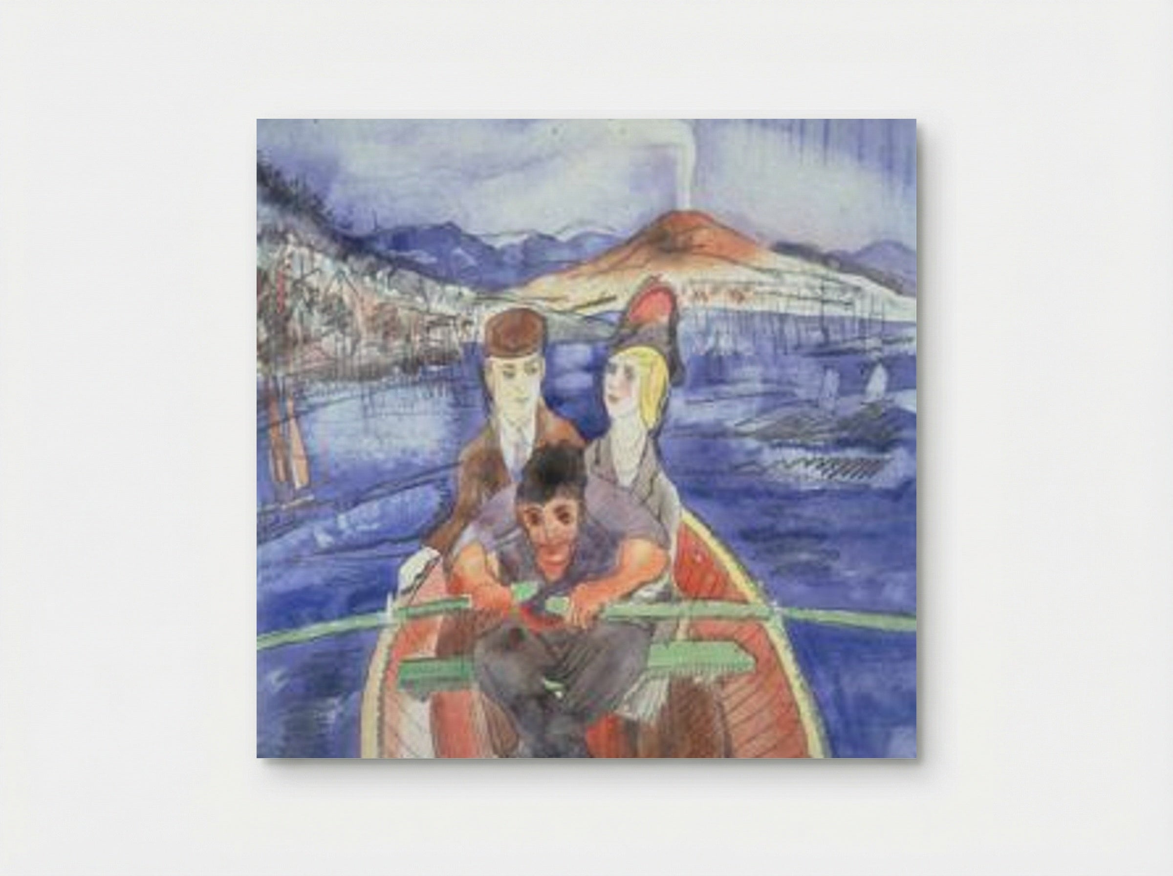 The Boat Ride from Sorrento - Charles Demuth - Poster