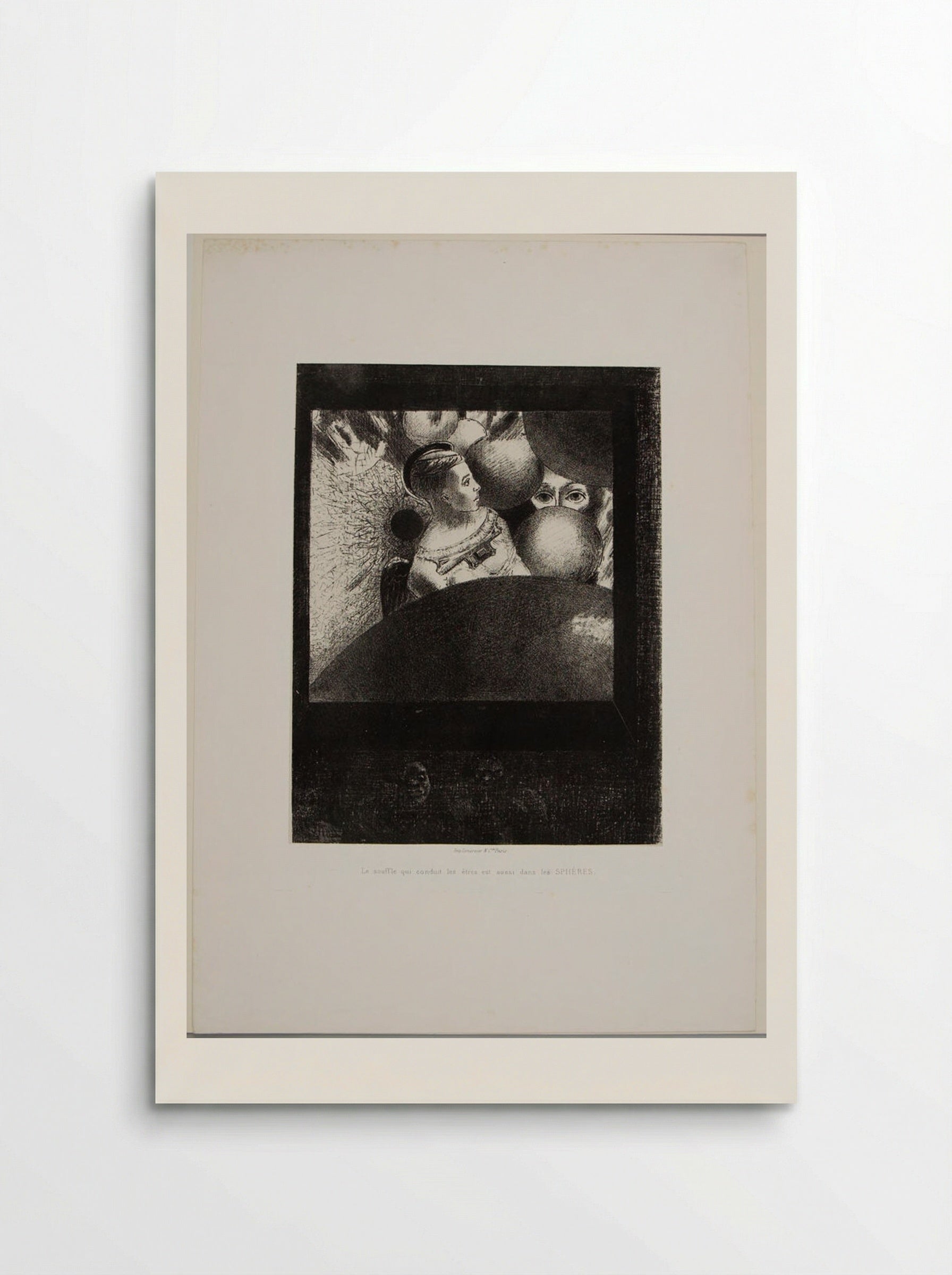 The Breeze that Guides the Beings is also in the Spheres - Odilon Redon - Poster
