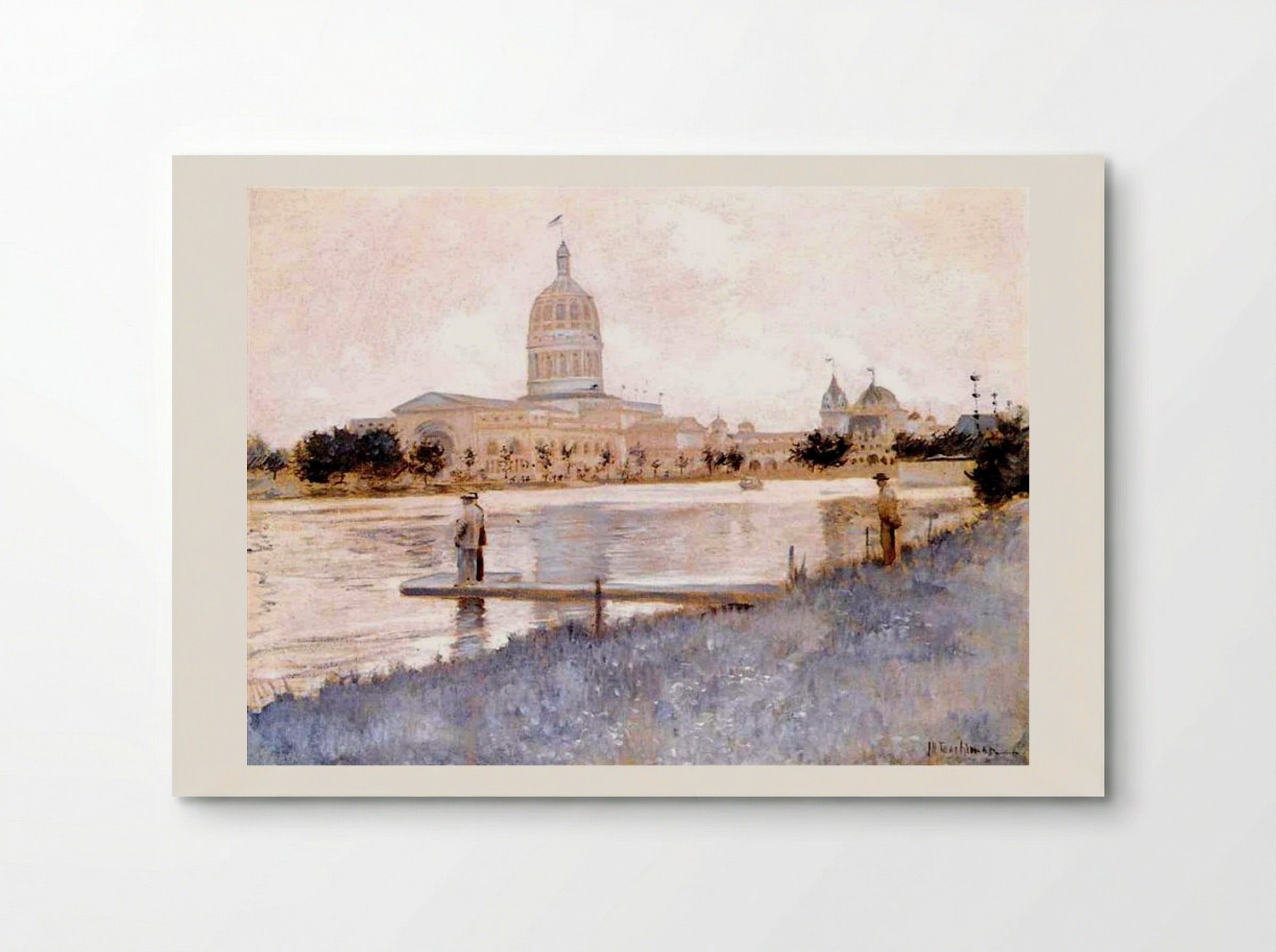 The Chicago World's Fair, Illinois Building - John Henry Twachtman - Poster