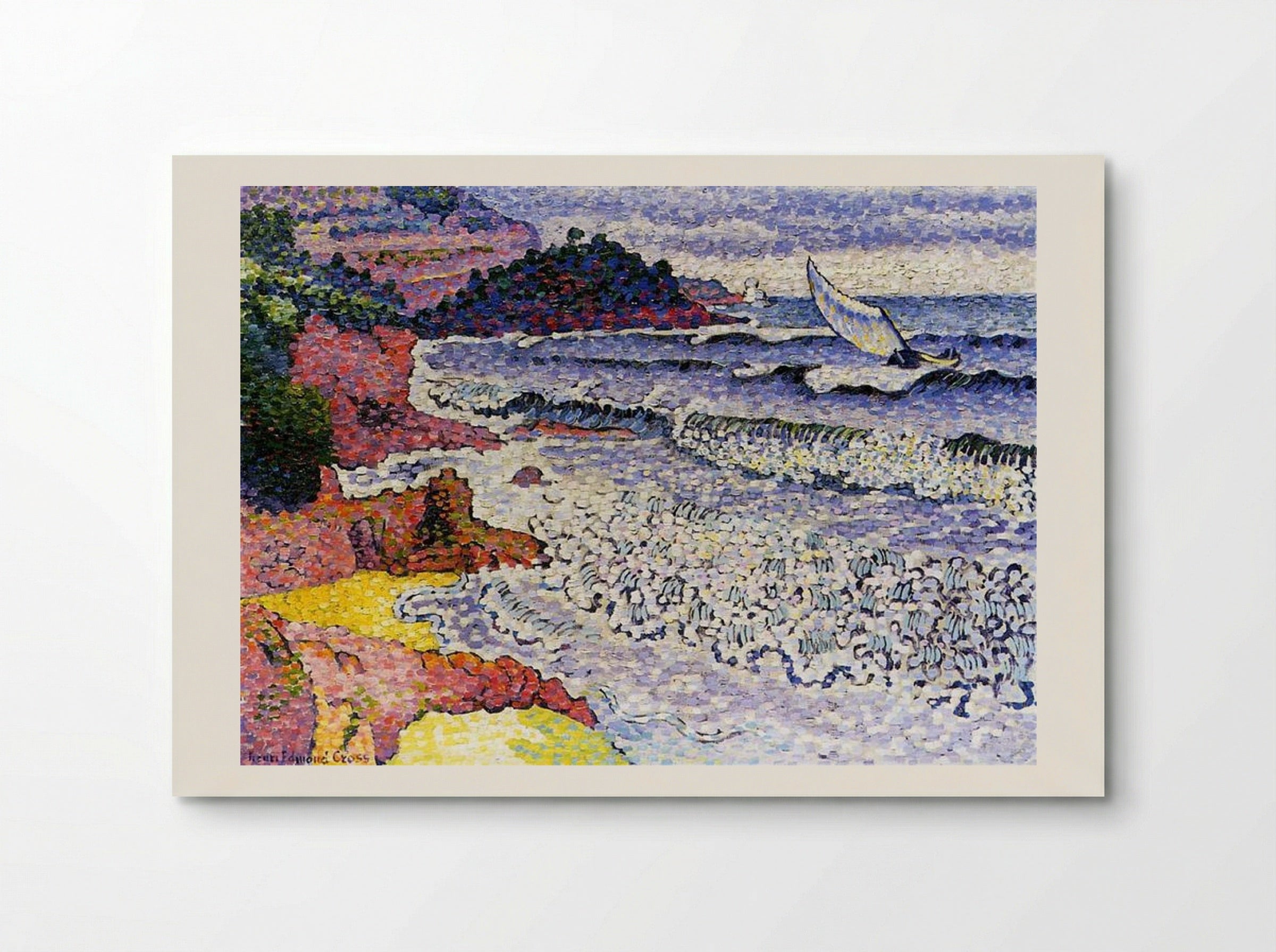 The Choppy Sea - Henri-Edmond Cross - Poster