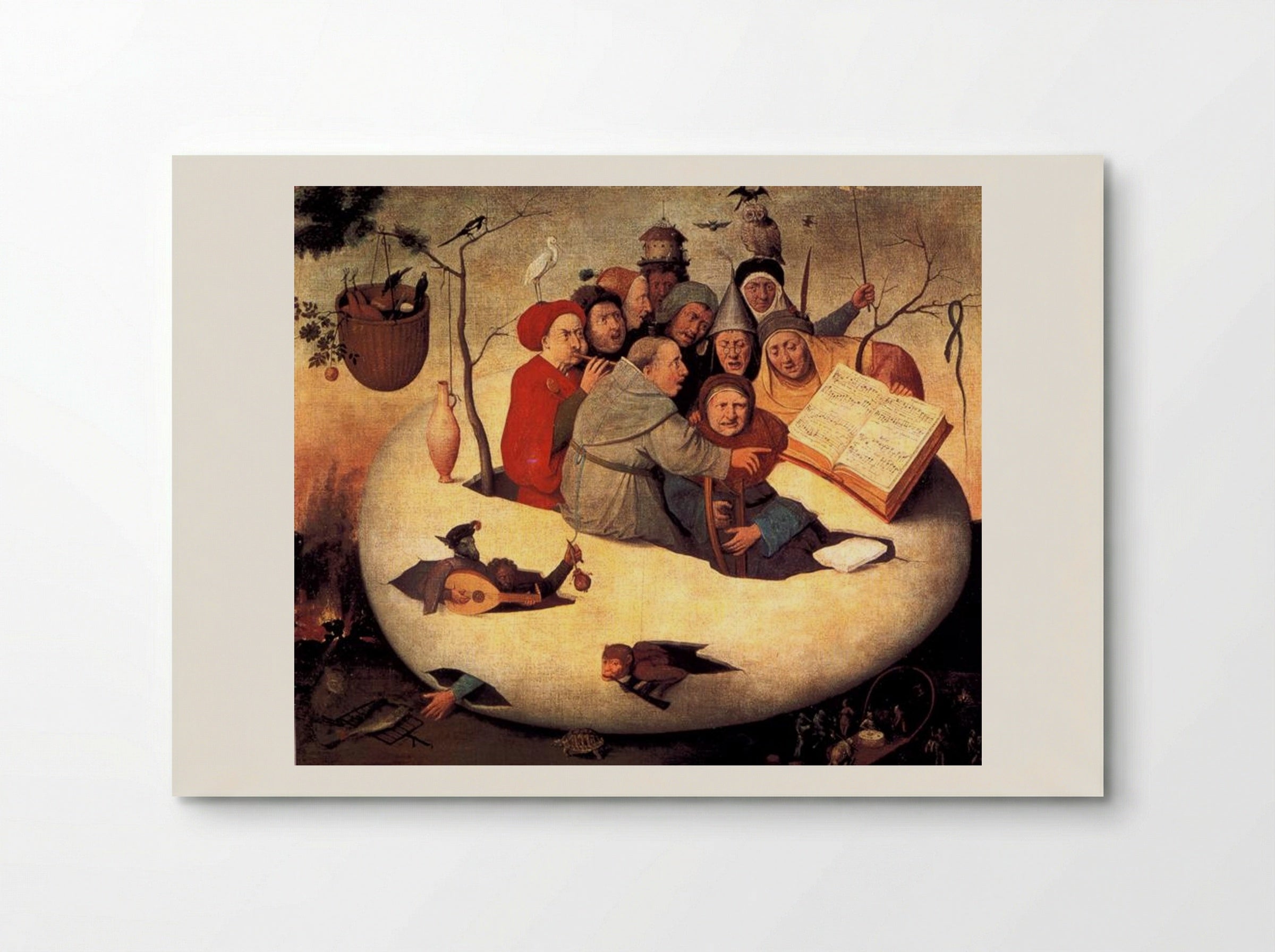 The Concert in the Egg - Hieronymus Bosch - Poster