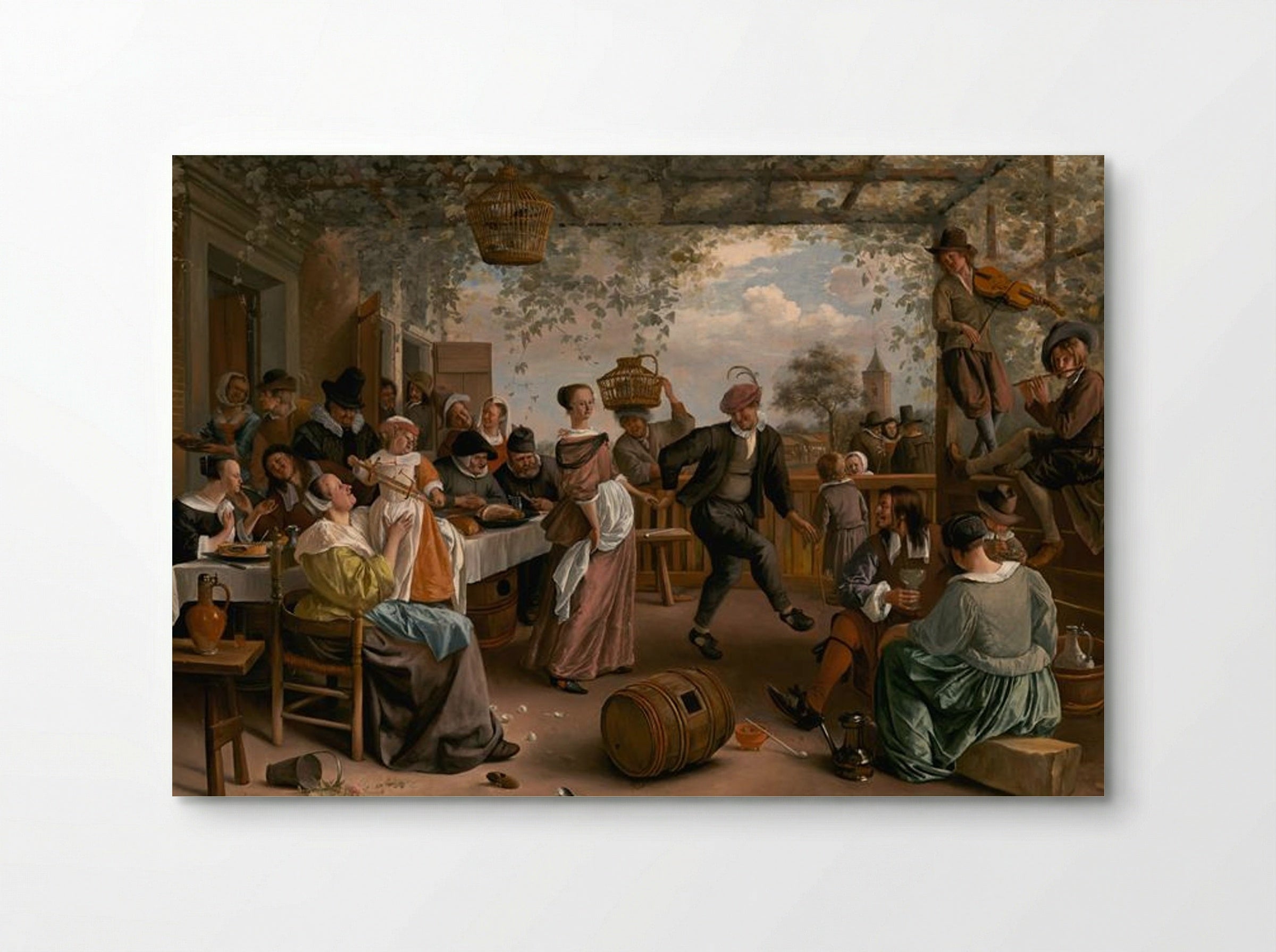 The Dancing Couple - Jan Steen - Poster