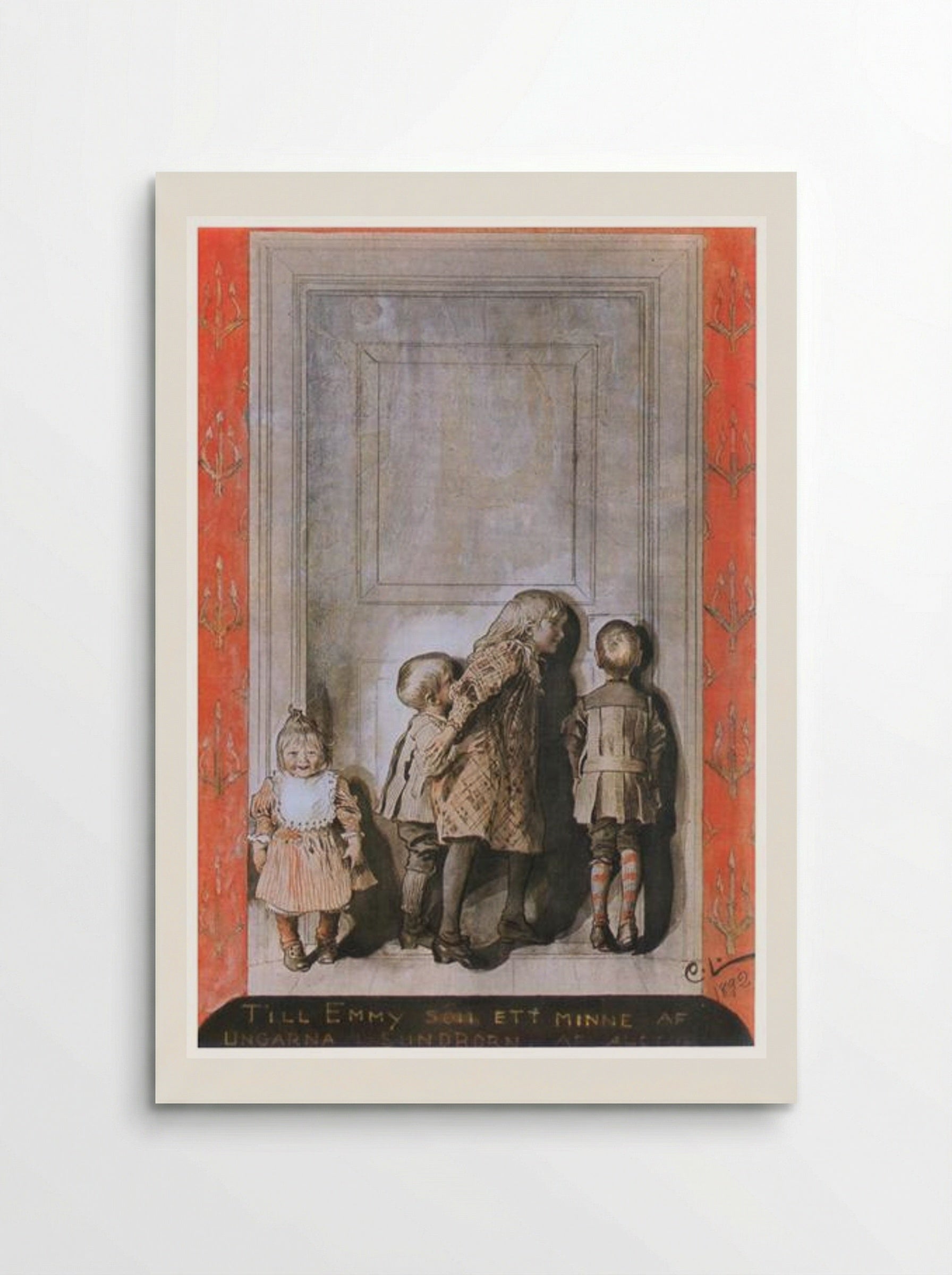 The Day Before Christmas - Carl Larsson - Poster