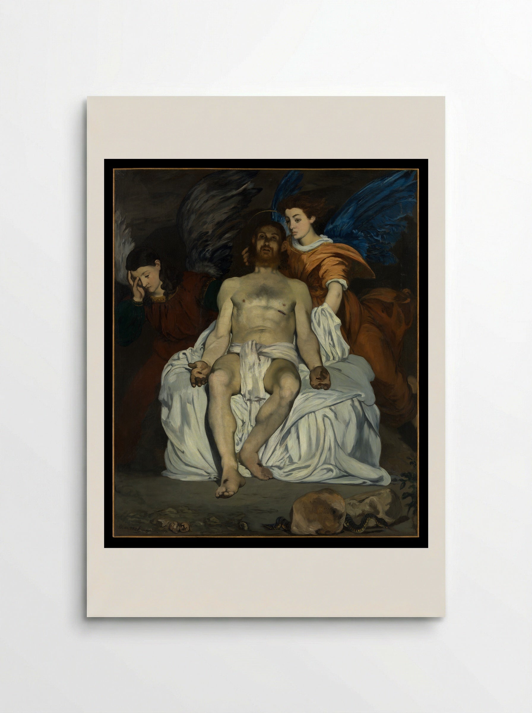 The Dead Christ with Angels - Edouard Manet - Poster
