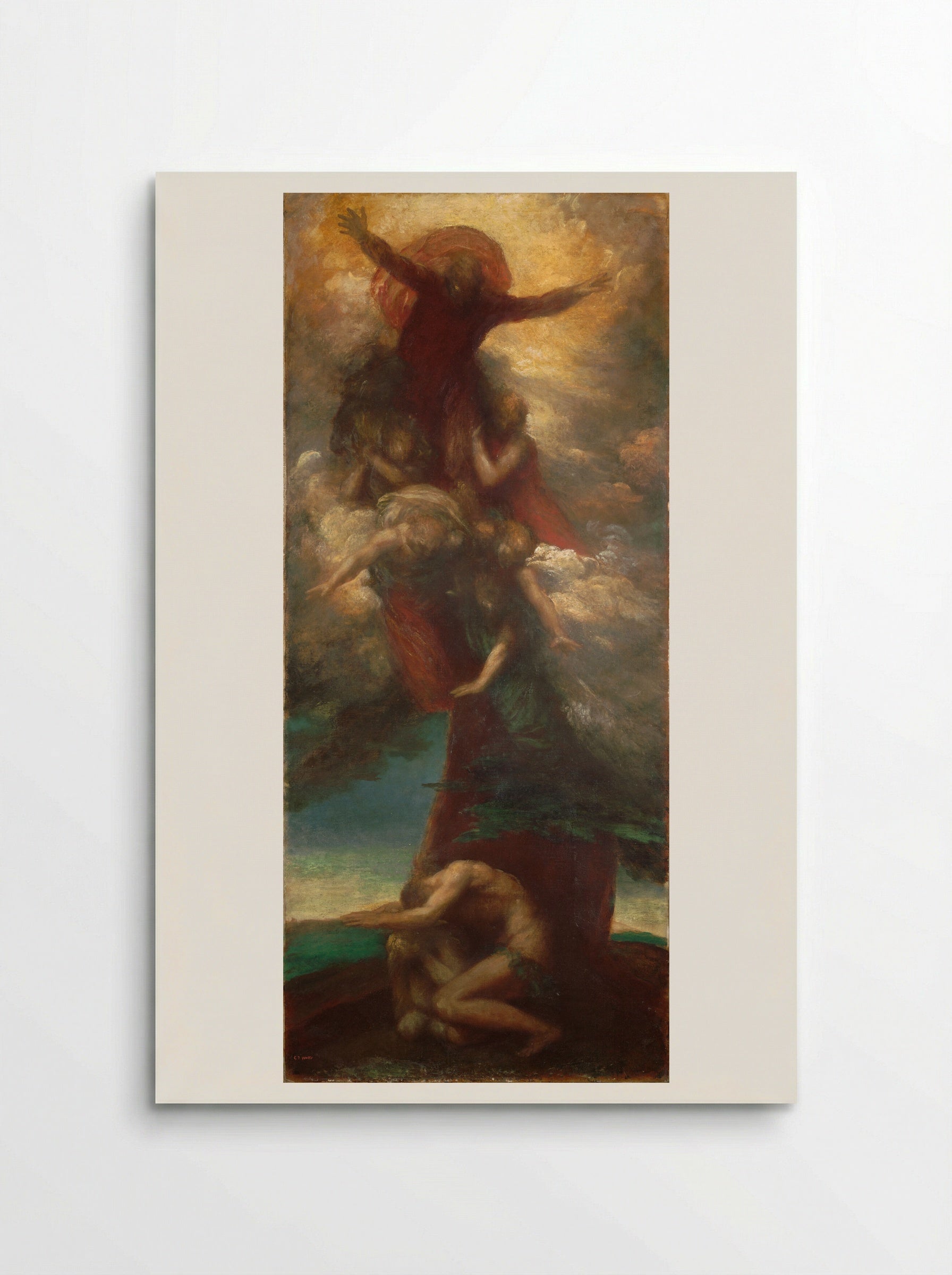 The Denunciation of Adam and Eve - George Frederic Watts - Poster