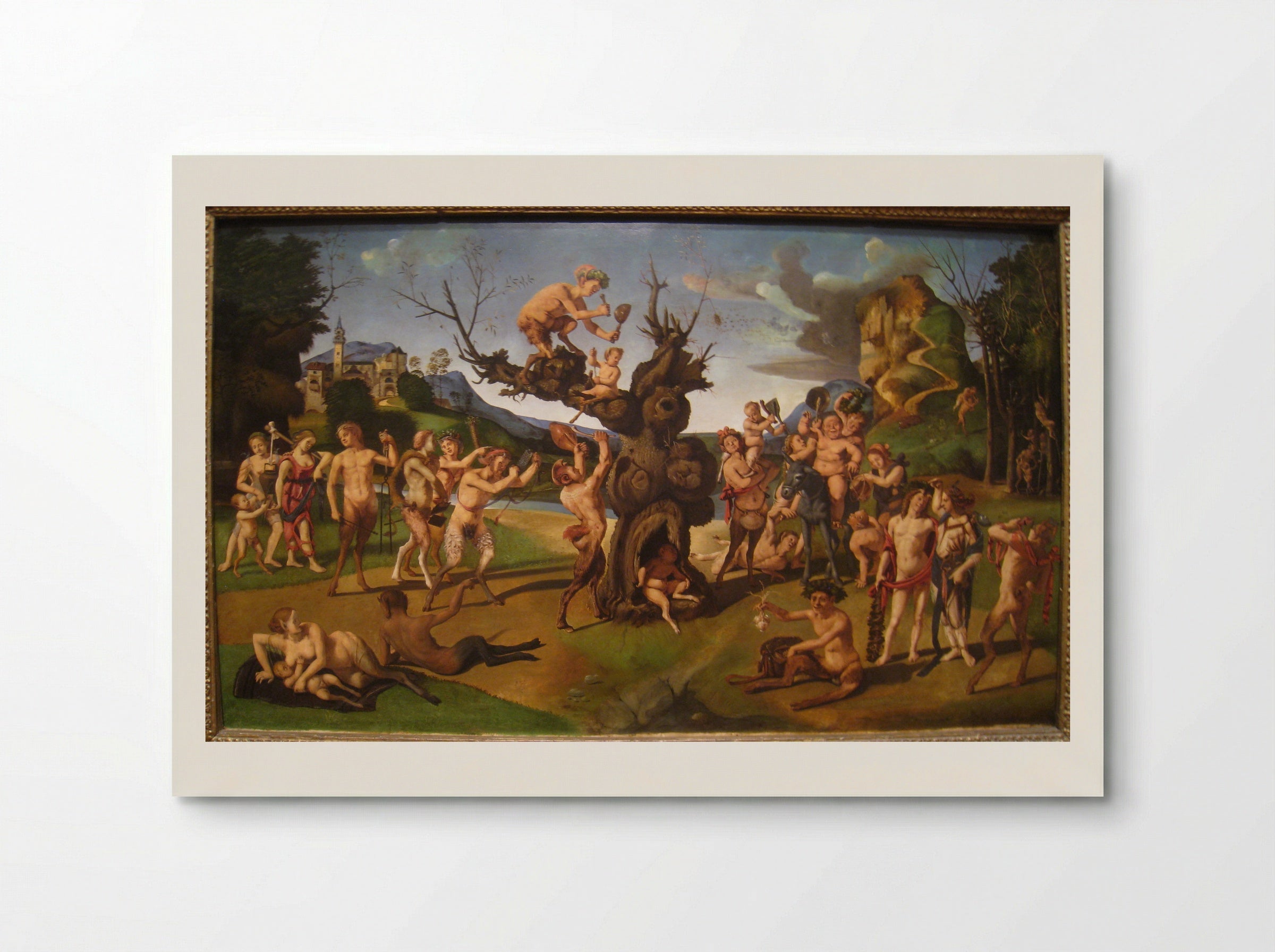 The Discovery of Honey by Bacchus - Piero di Cosimo - Poster