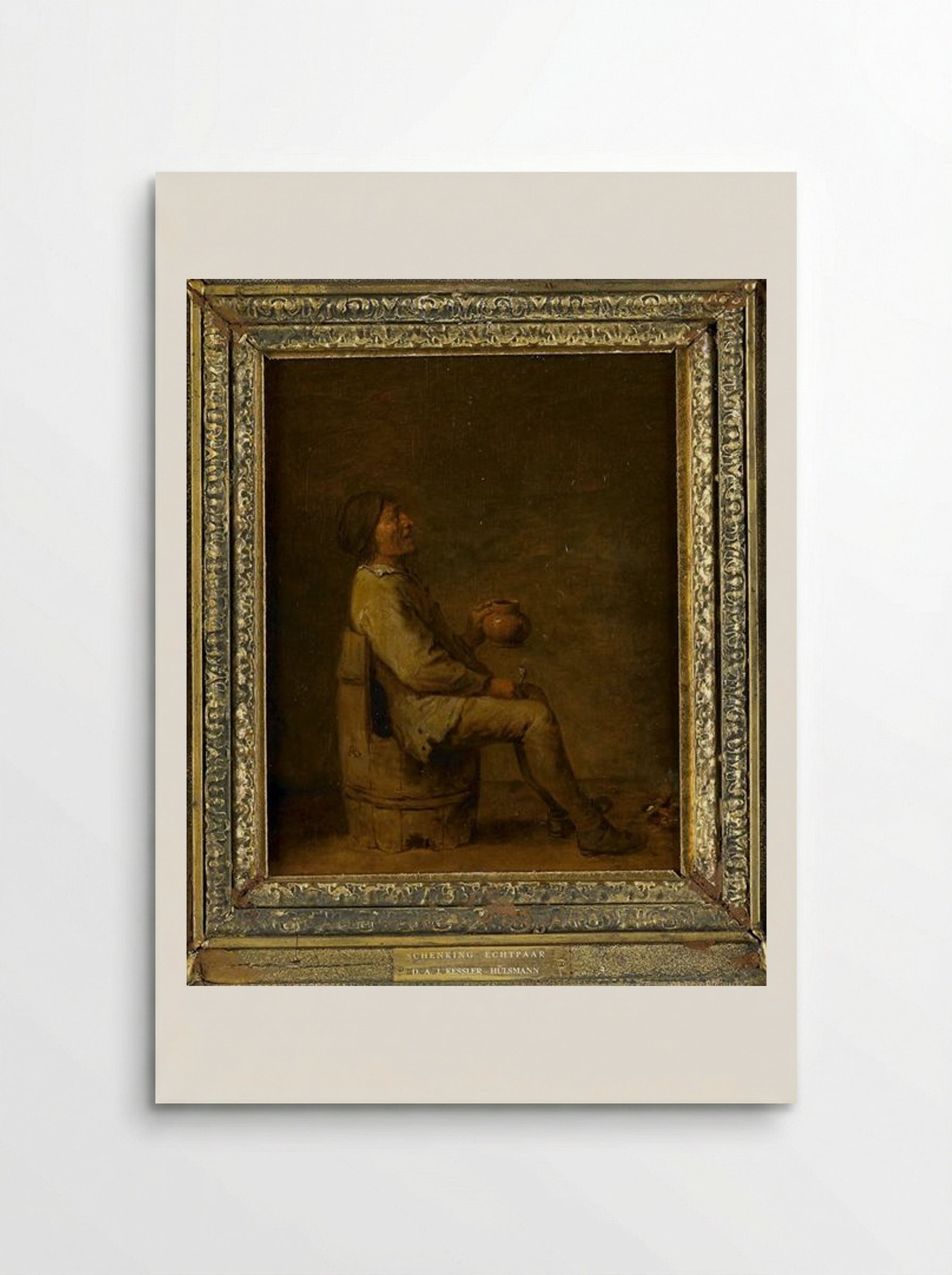 The Drinker - Adriaen Brouwer - Poster
