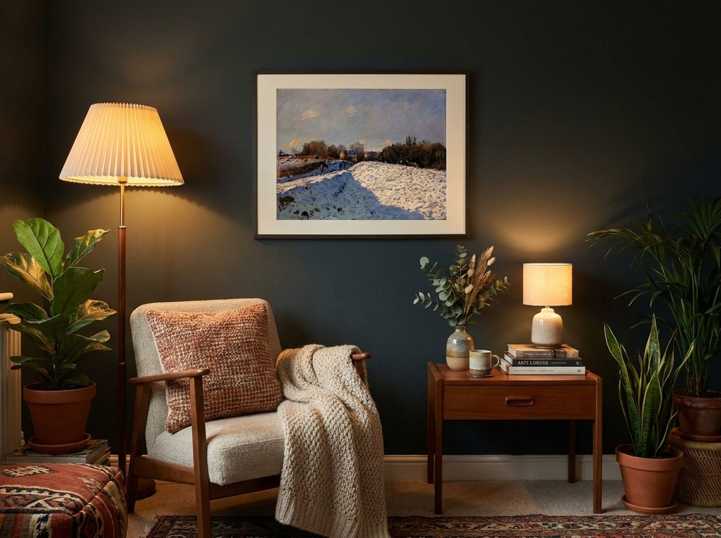 The Effect of Snow at Argenteuil - Alfred Sisley - Lifestyle