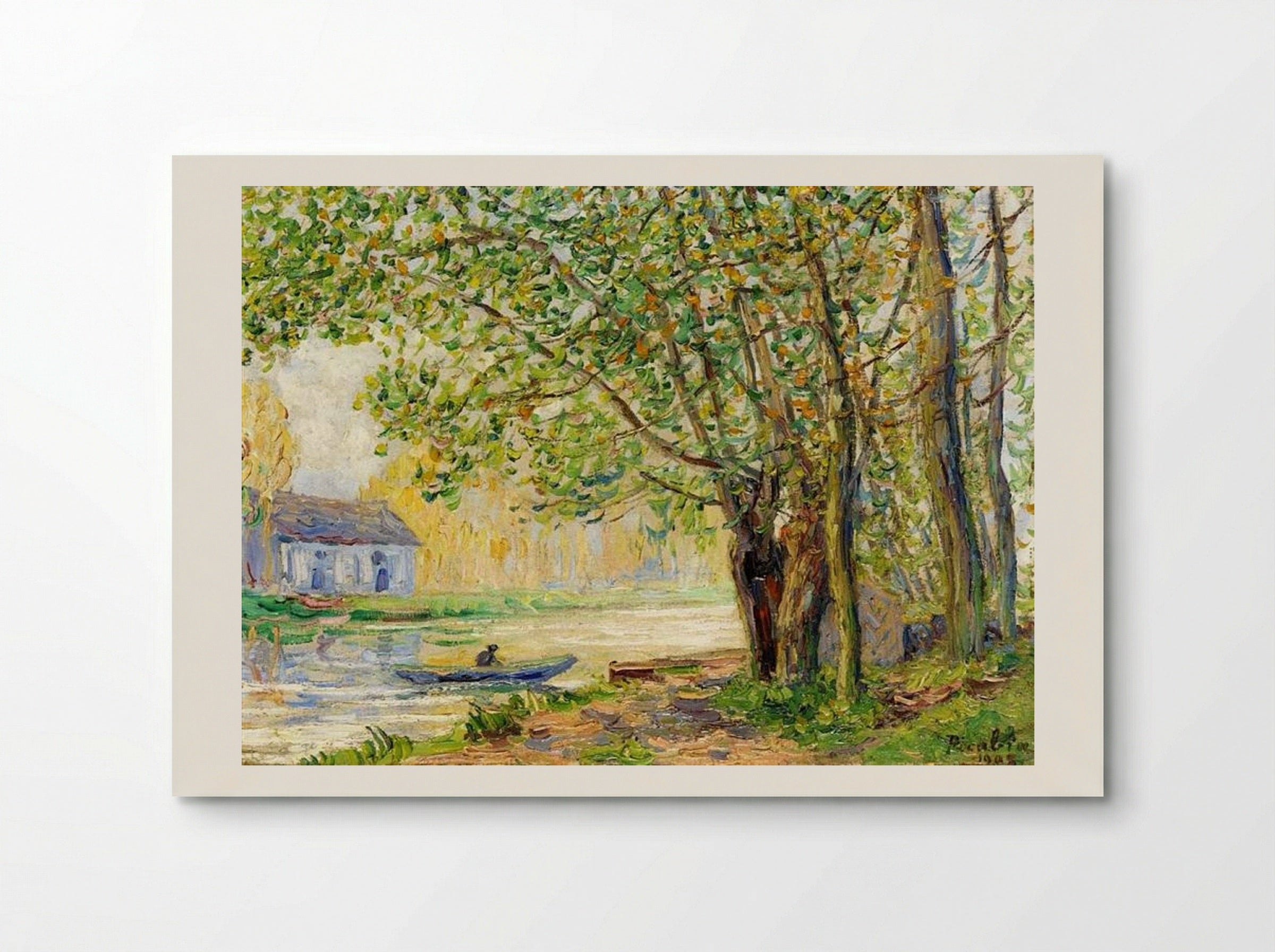 The Effect of Sun on the Banks of the Loing - Francis Picabia - Poster