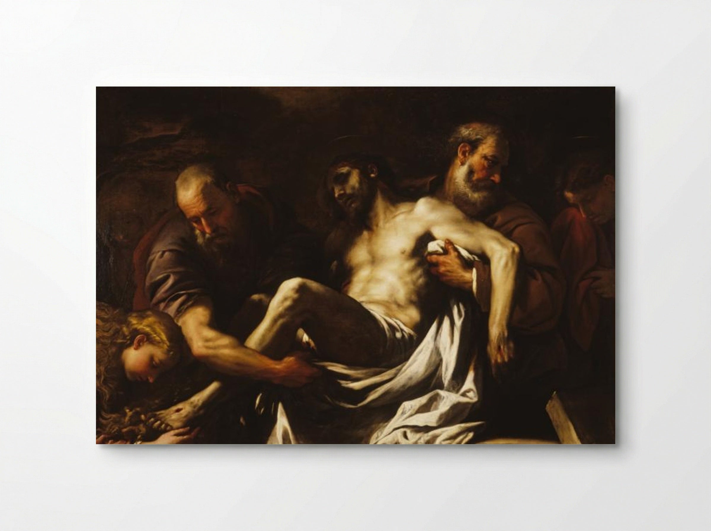 The Entombment of Christ - Luca Giordano - Poster