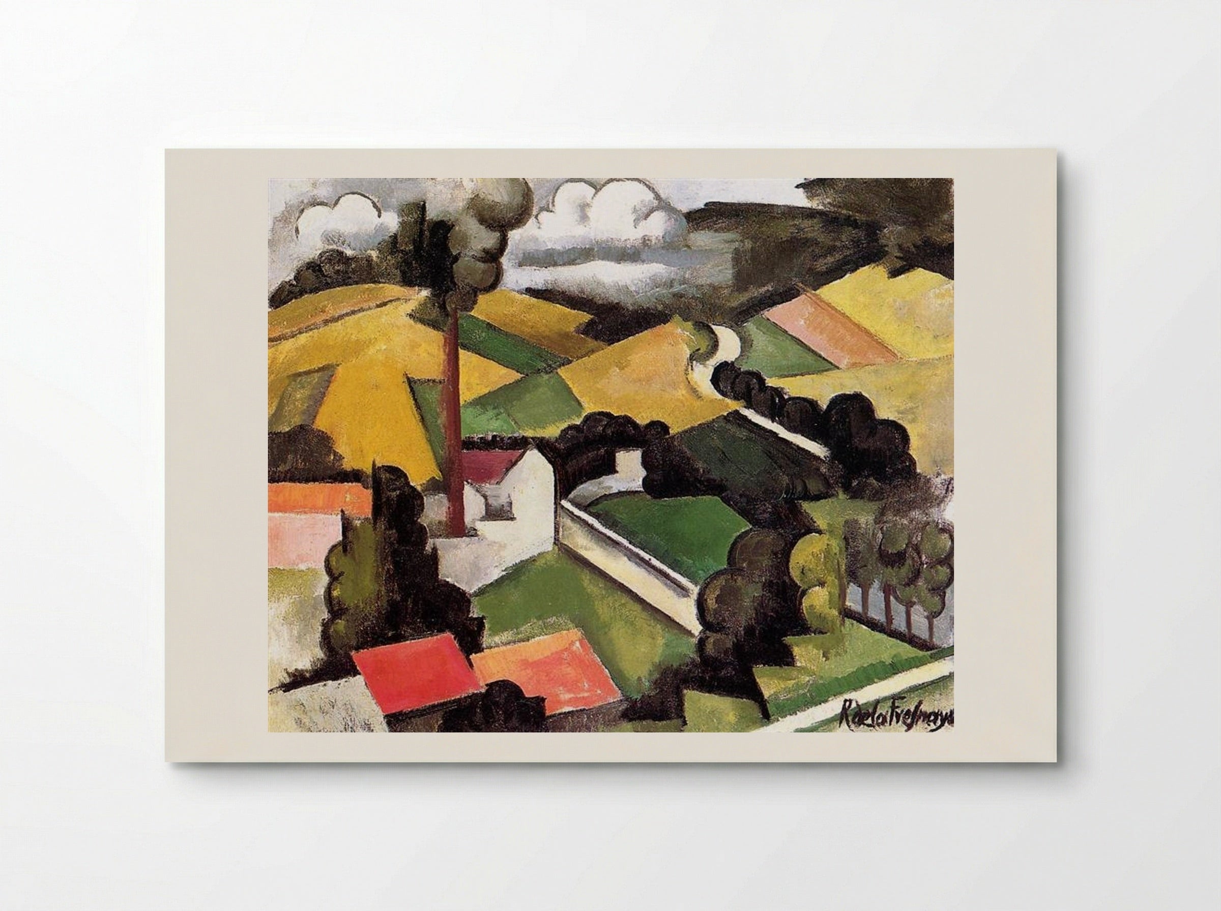 The Factory Chimney, Meulan Landscape - Roger de La Fresnaye - Poster