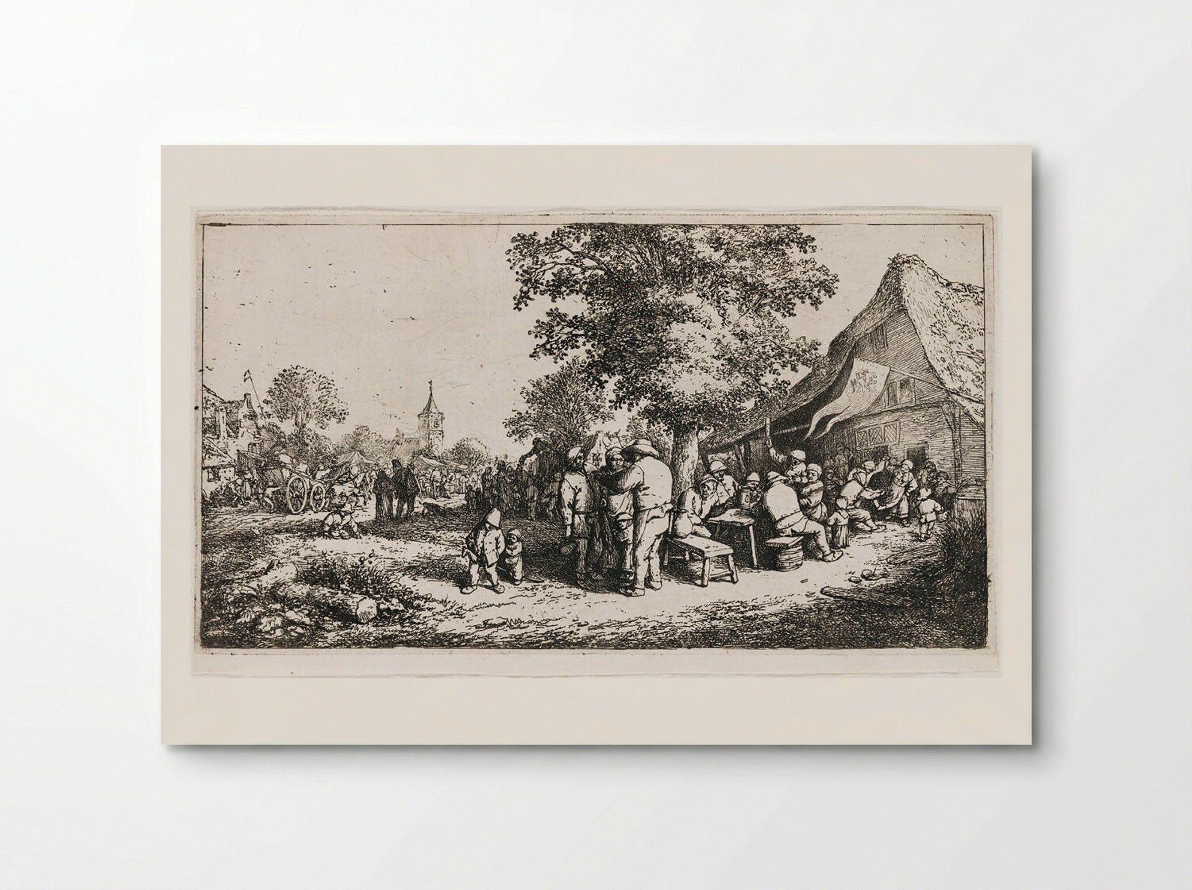 The Fair - Adriaen van Ostade - Poster