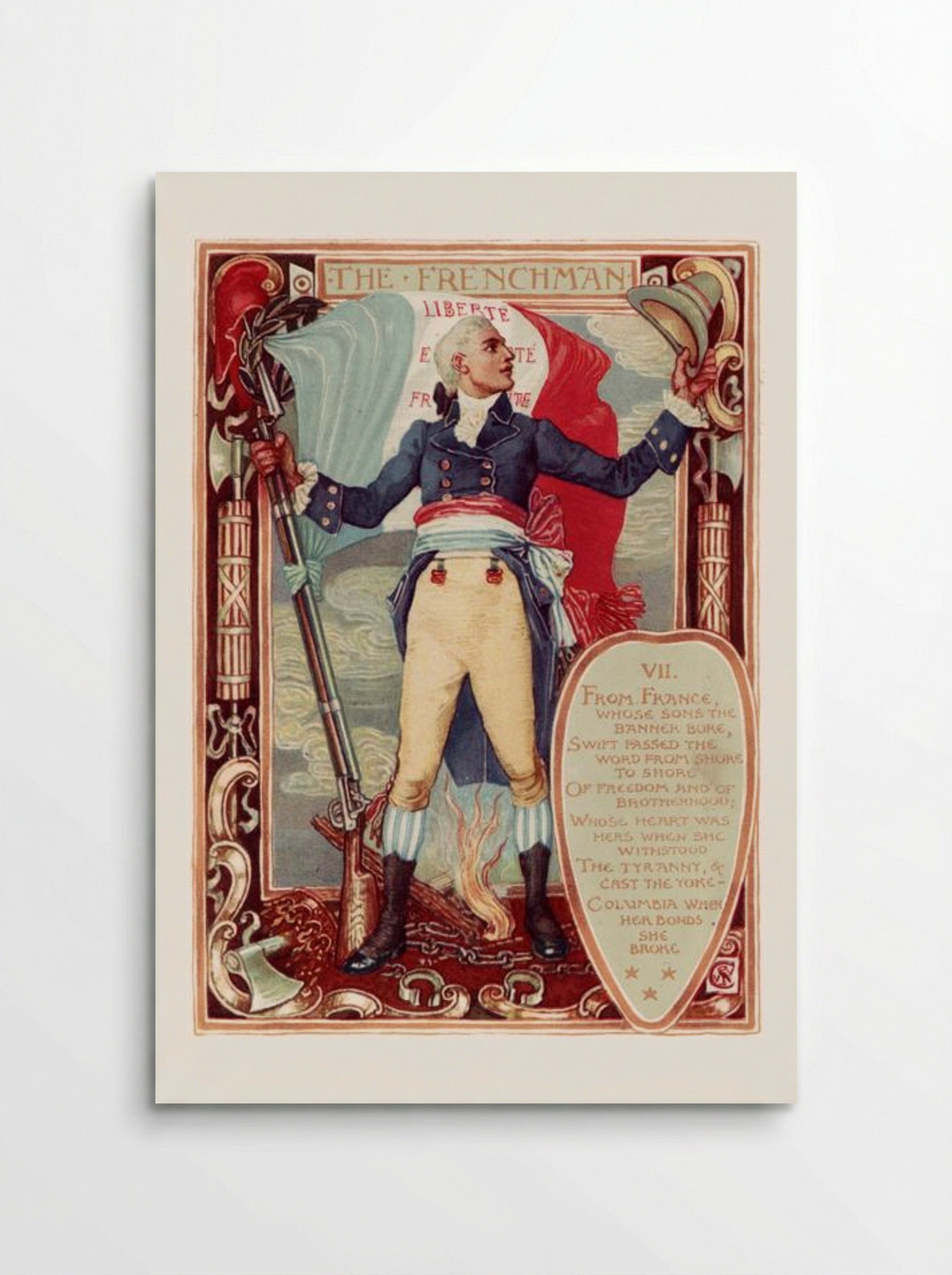 The Frenchman - Walter Crane - Poster