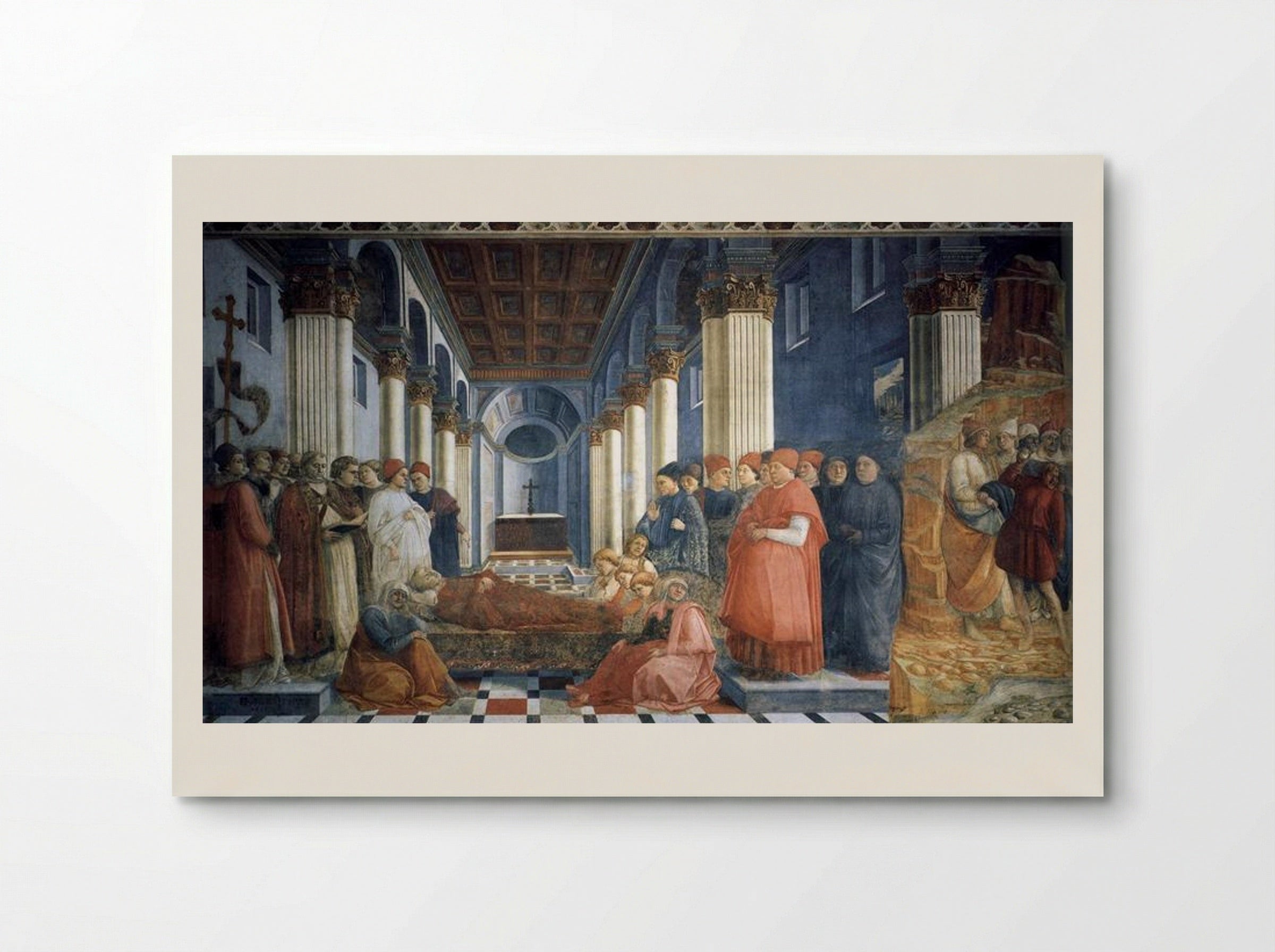 The Funeral of St. Stephen - Filippo Lippi - Poster