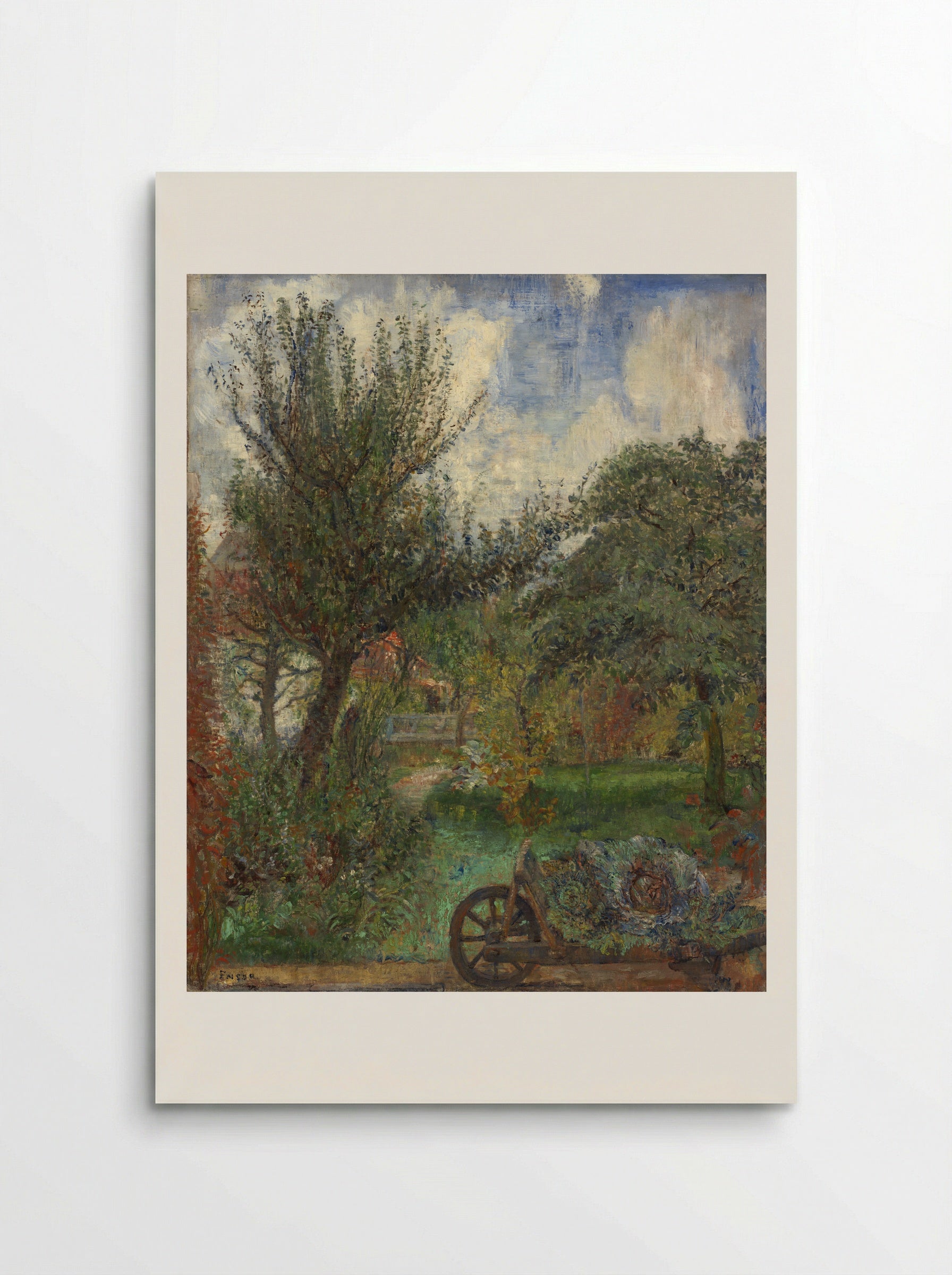 The Garden of the Rousseau Family - James Ensor - Poster