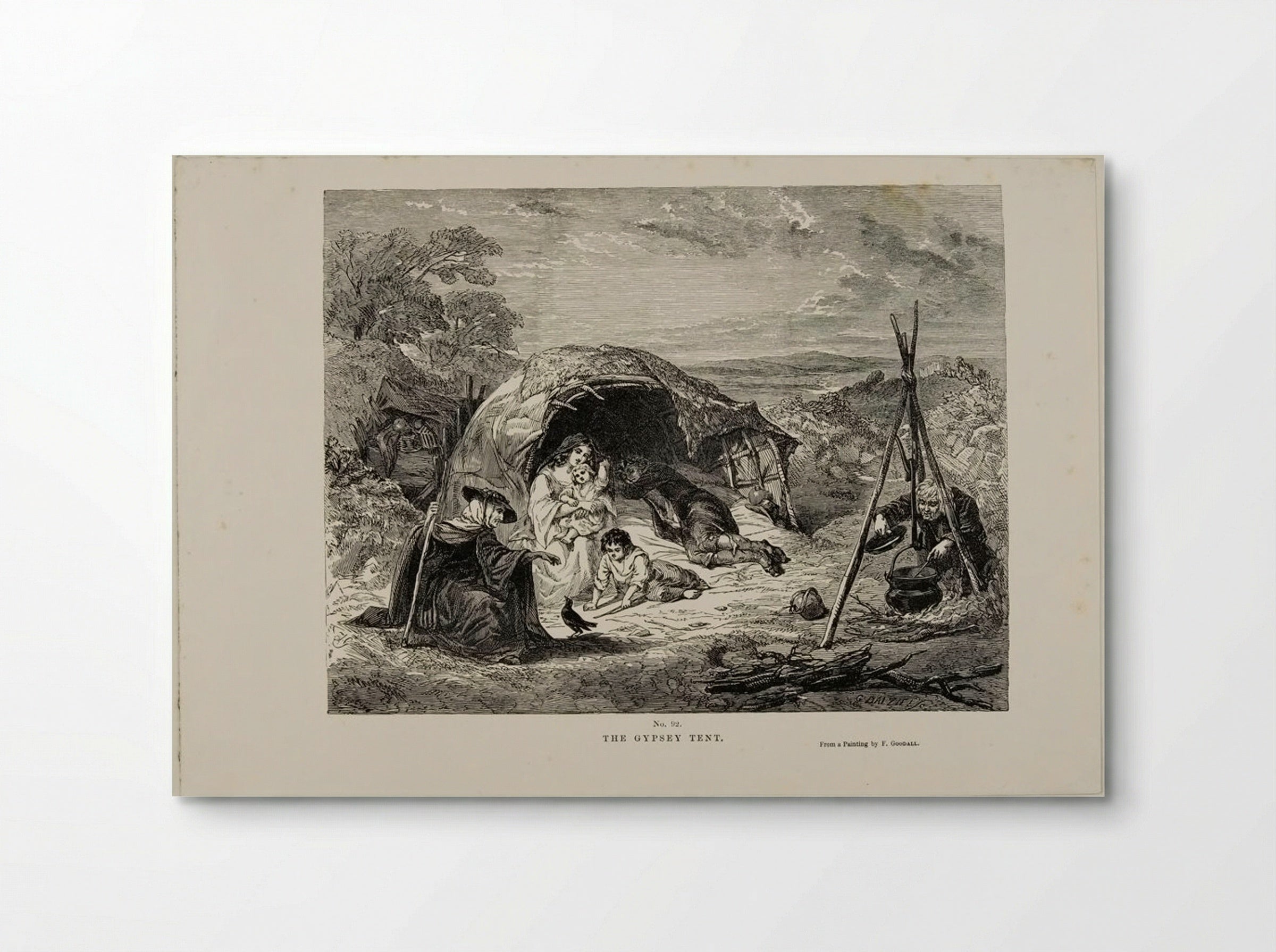 The Gypsy Tent - Edward Dalziel - Poster