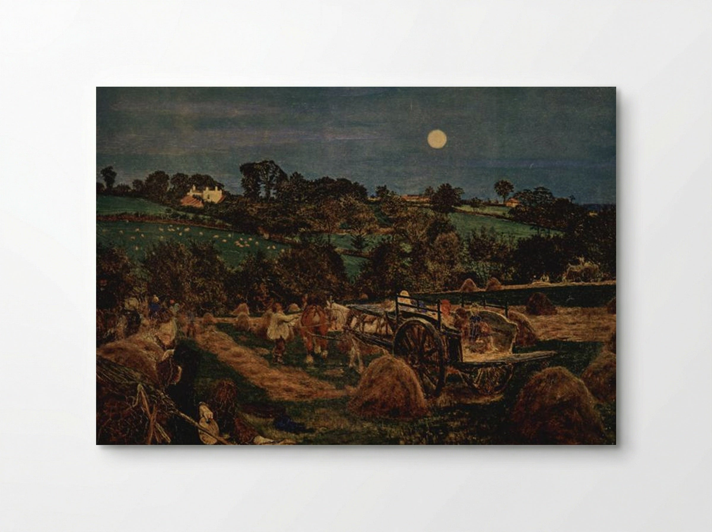 The Hayfield - Ford Madox Brown - Poster