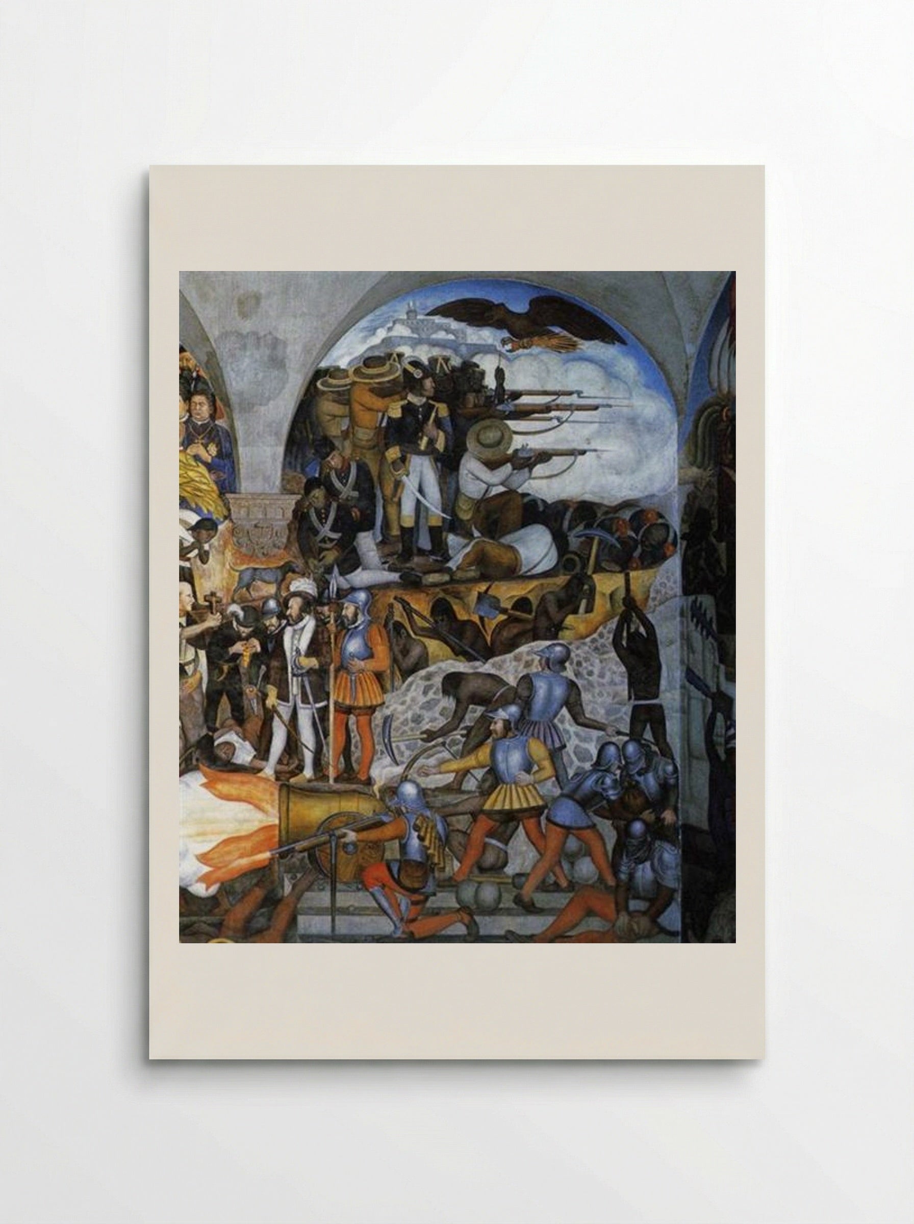 The History of Mexico - Diego Rivera - Poster