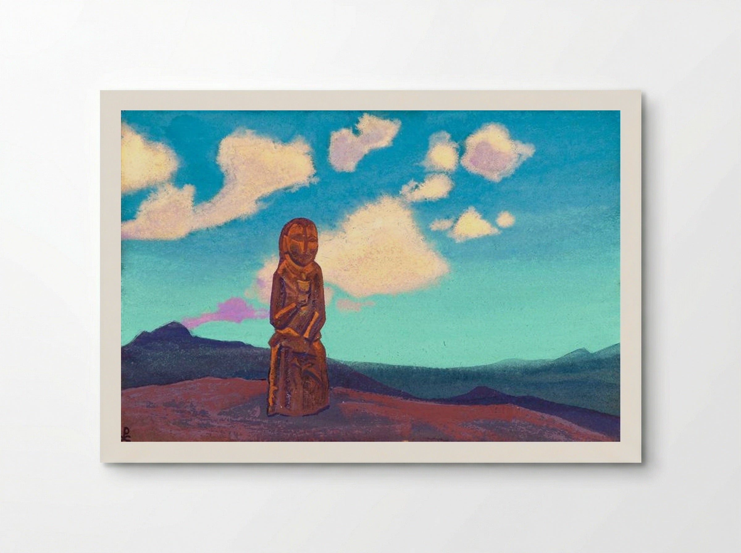 The Holder of the Cup. Mongolia - Nicholas Roerich - Poster