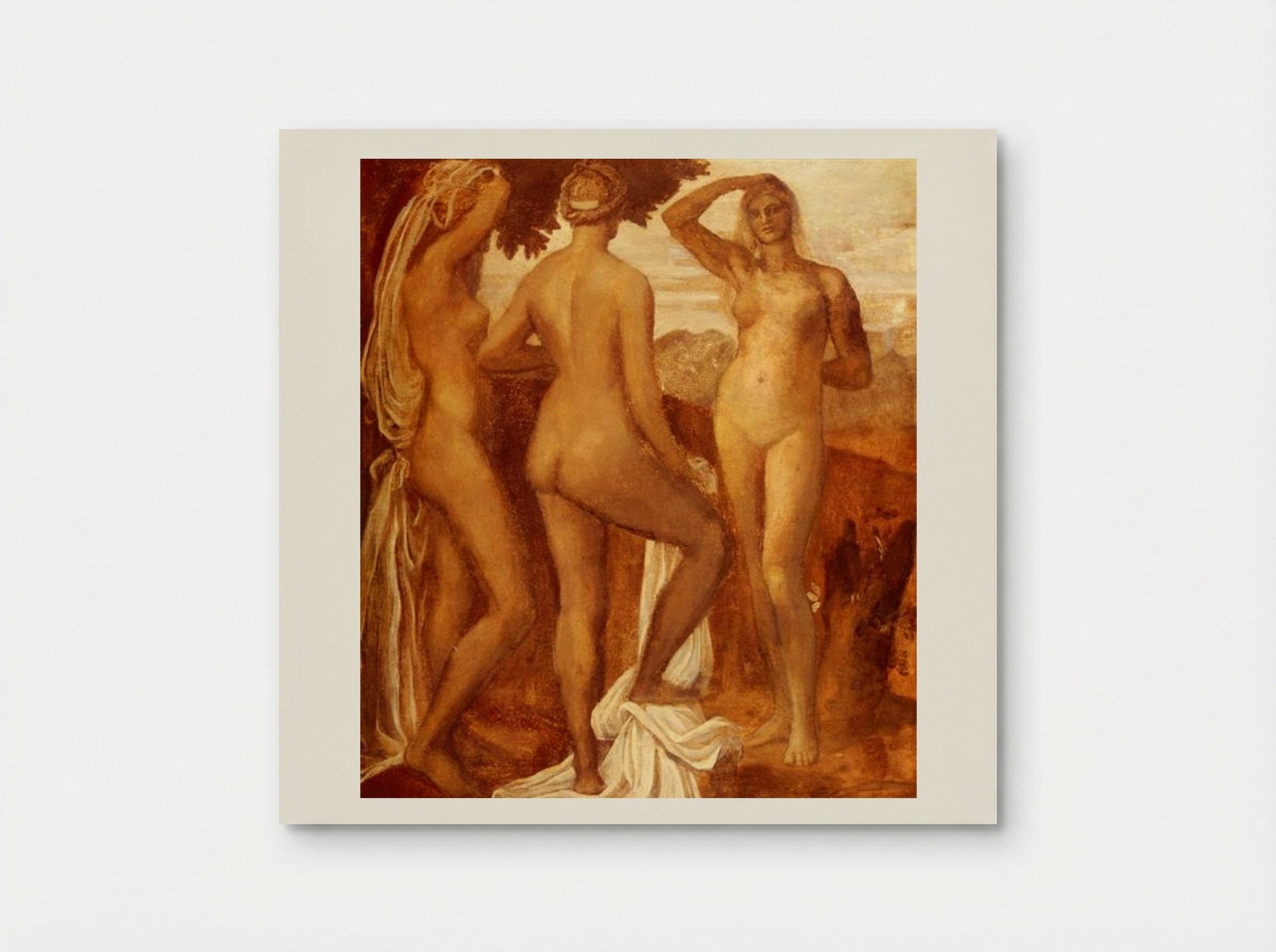 The Judgement of Paris - George Frederic Watts - Poster