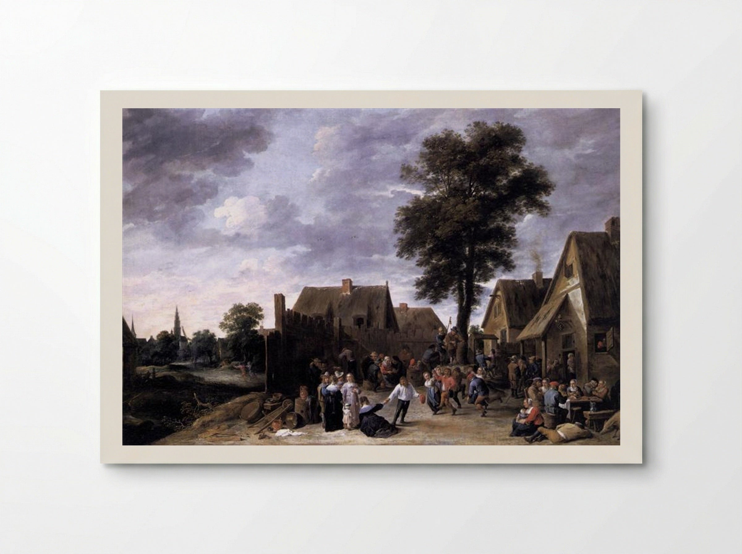 The Kermess at the Half Moon Inn - David Teniers the Younger - Poster