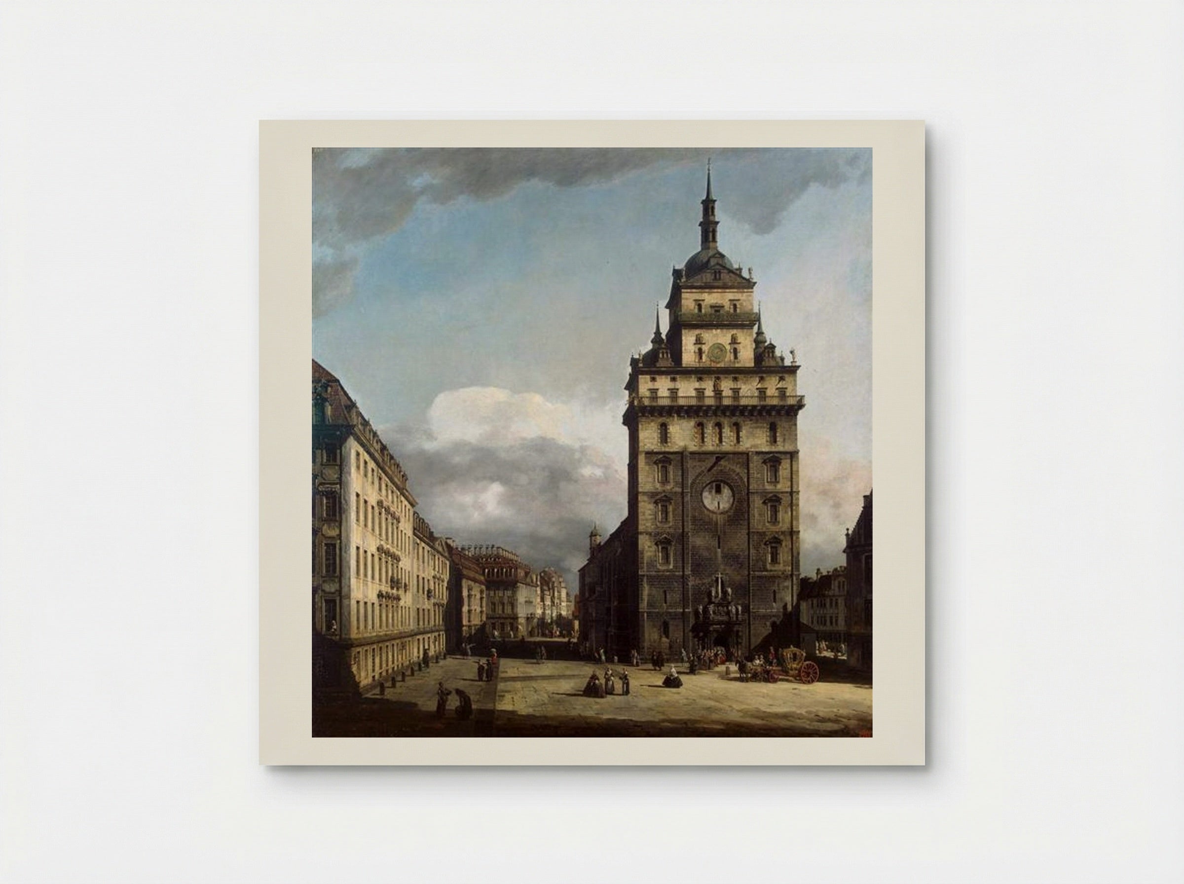 The Kreuzkirche in Dresden - Bernardo Bellotto - Poster