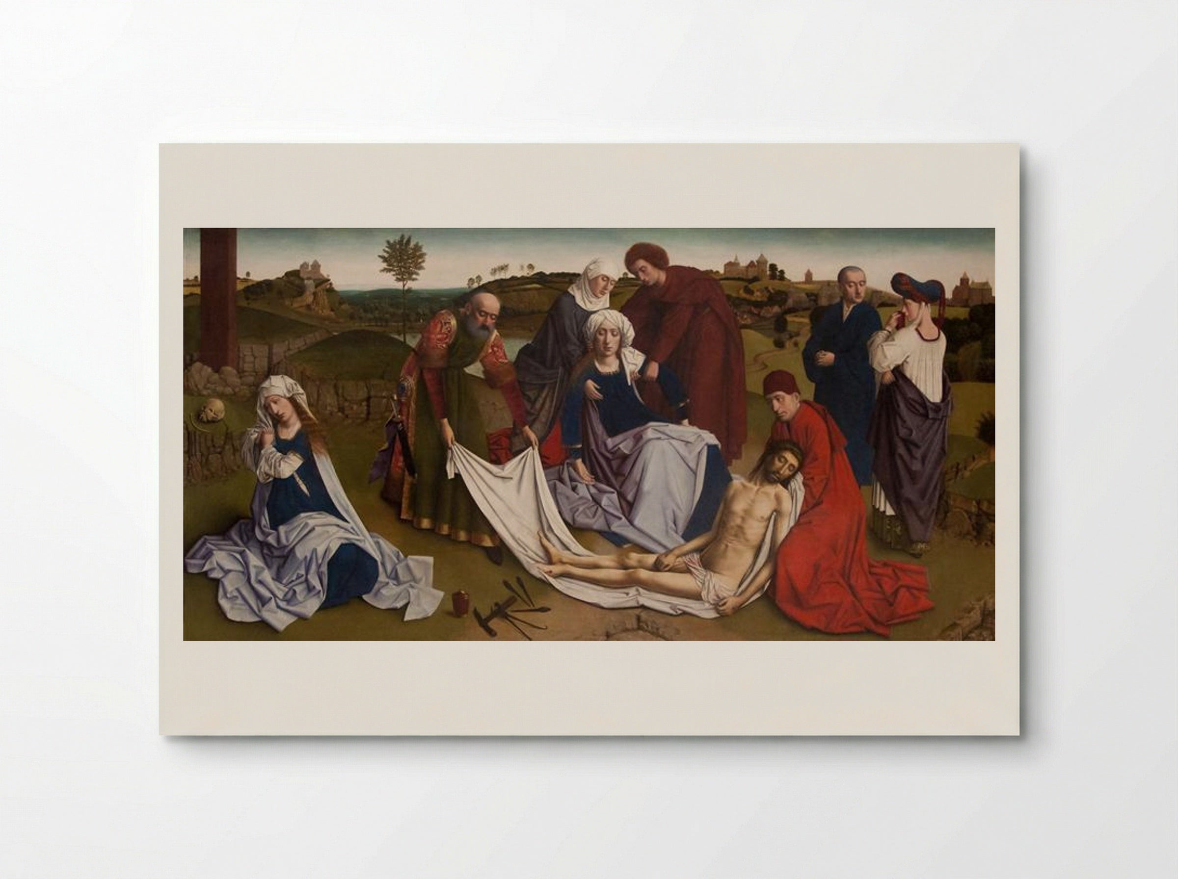 The Lamentation over the Dead Christ - Petrus Christus - Poster