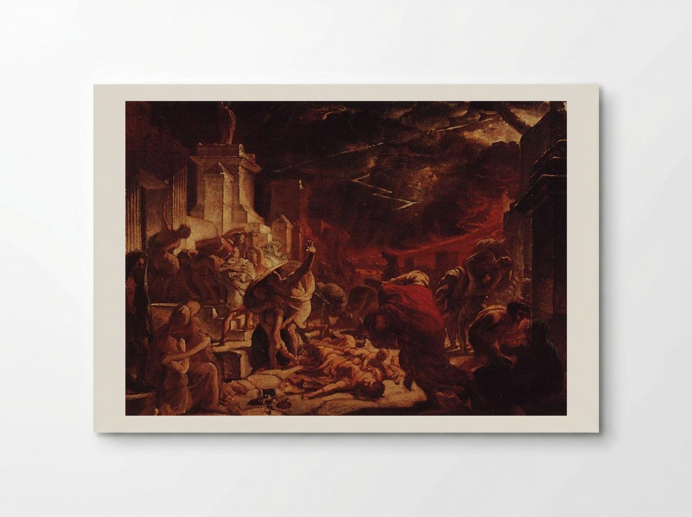 The Last Day of Pompeii - Karl Bryullov - Poster