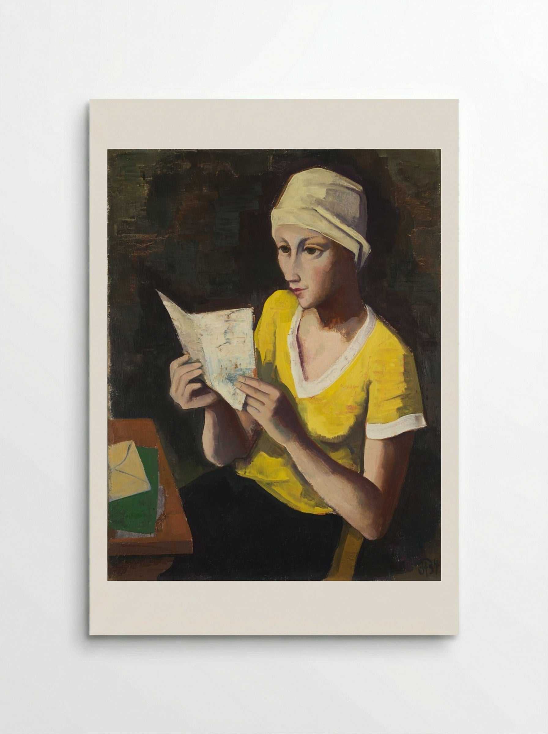 The Letter - Karl Hofer - Poster