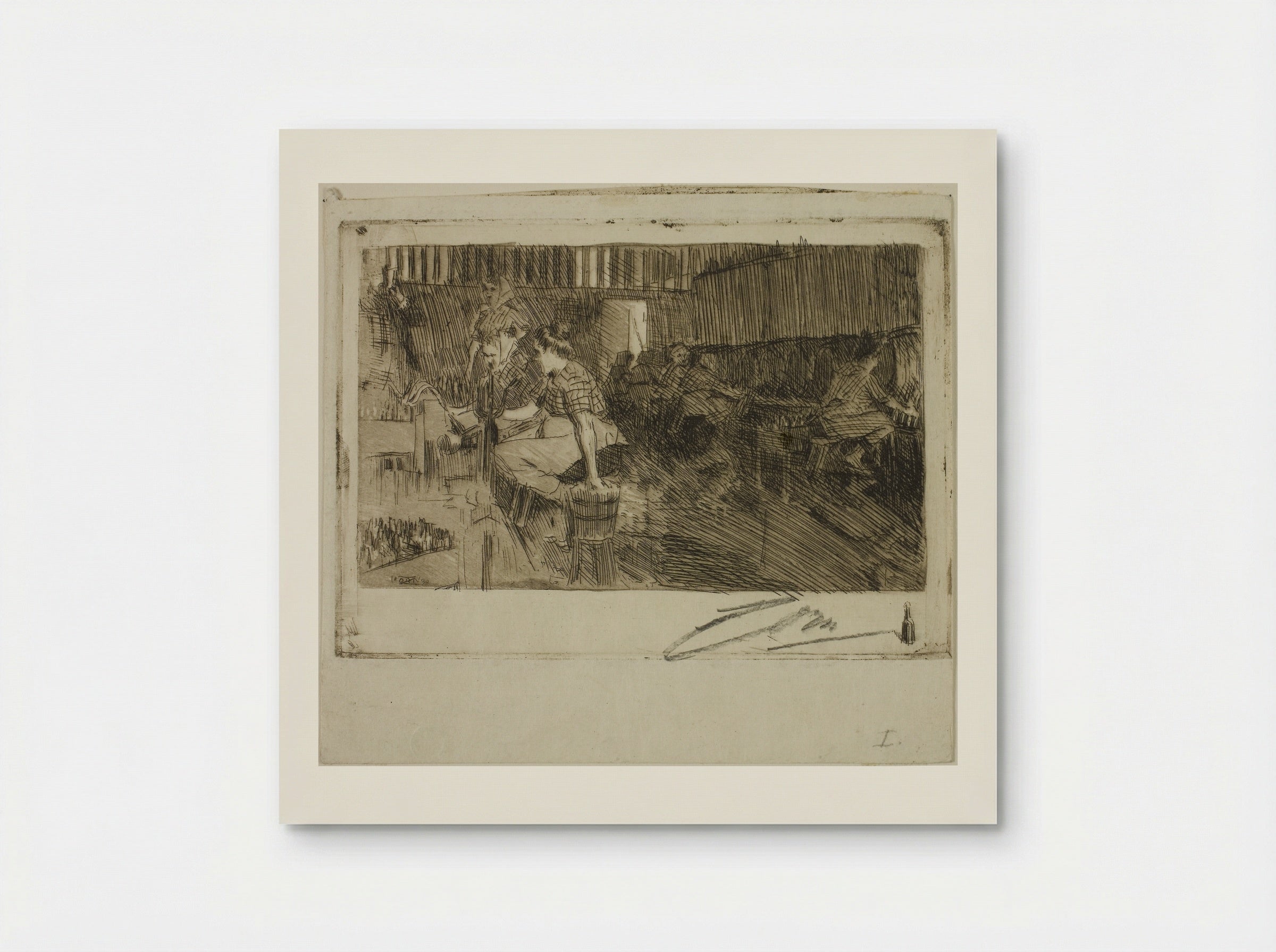 The Little Brewery - Anders Zorn - Poster