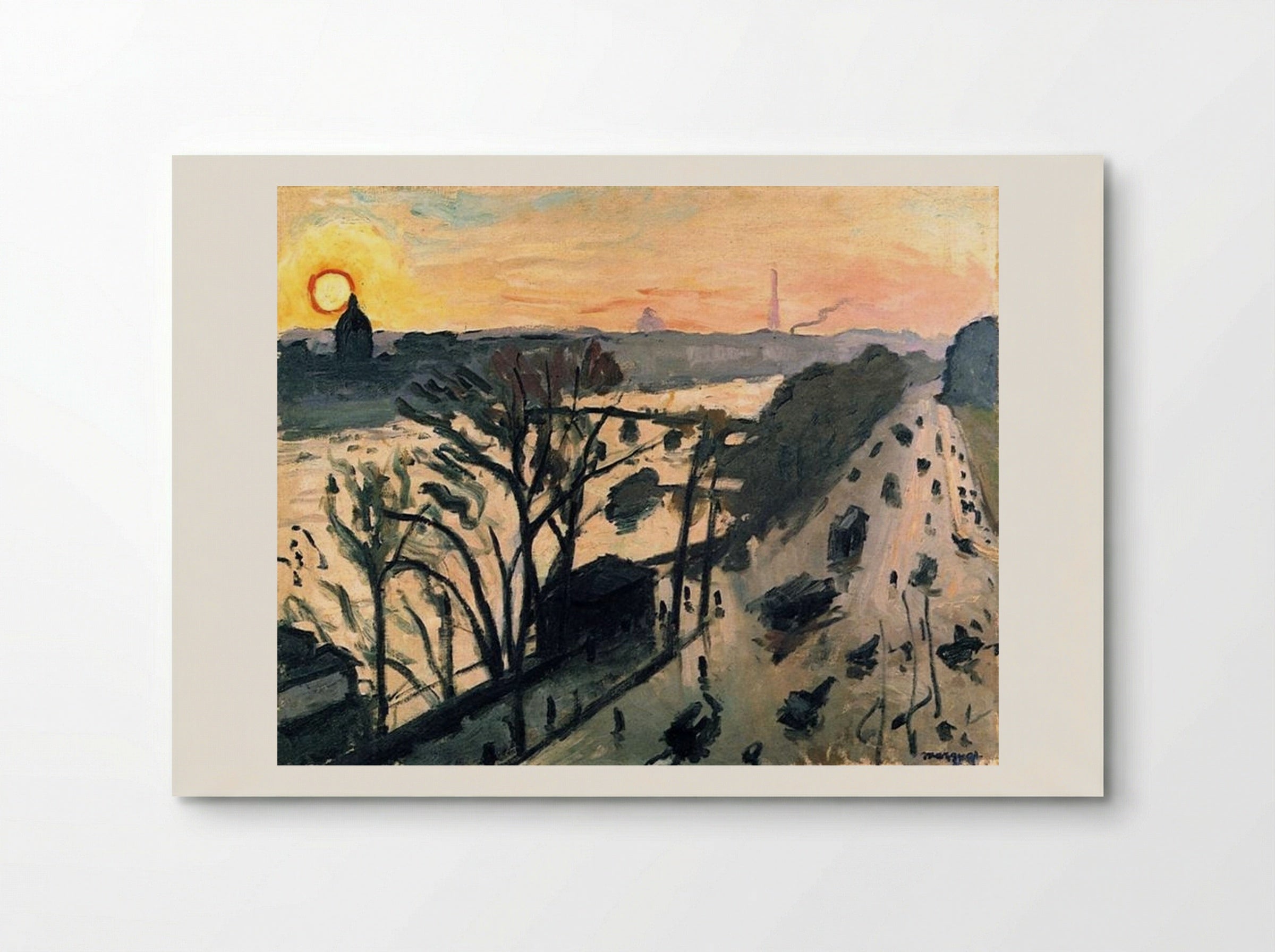 The Louvre Embankment - Albert Marquet - Poster