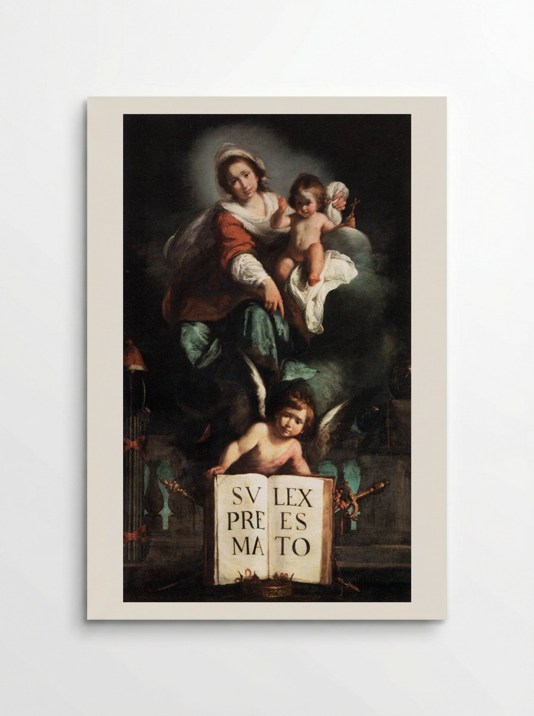 The Madonna of Justice - Bernardo Strozzi - Poster